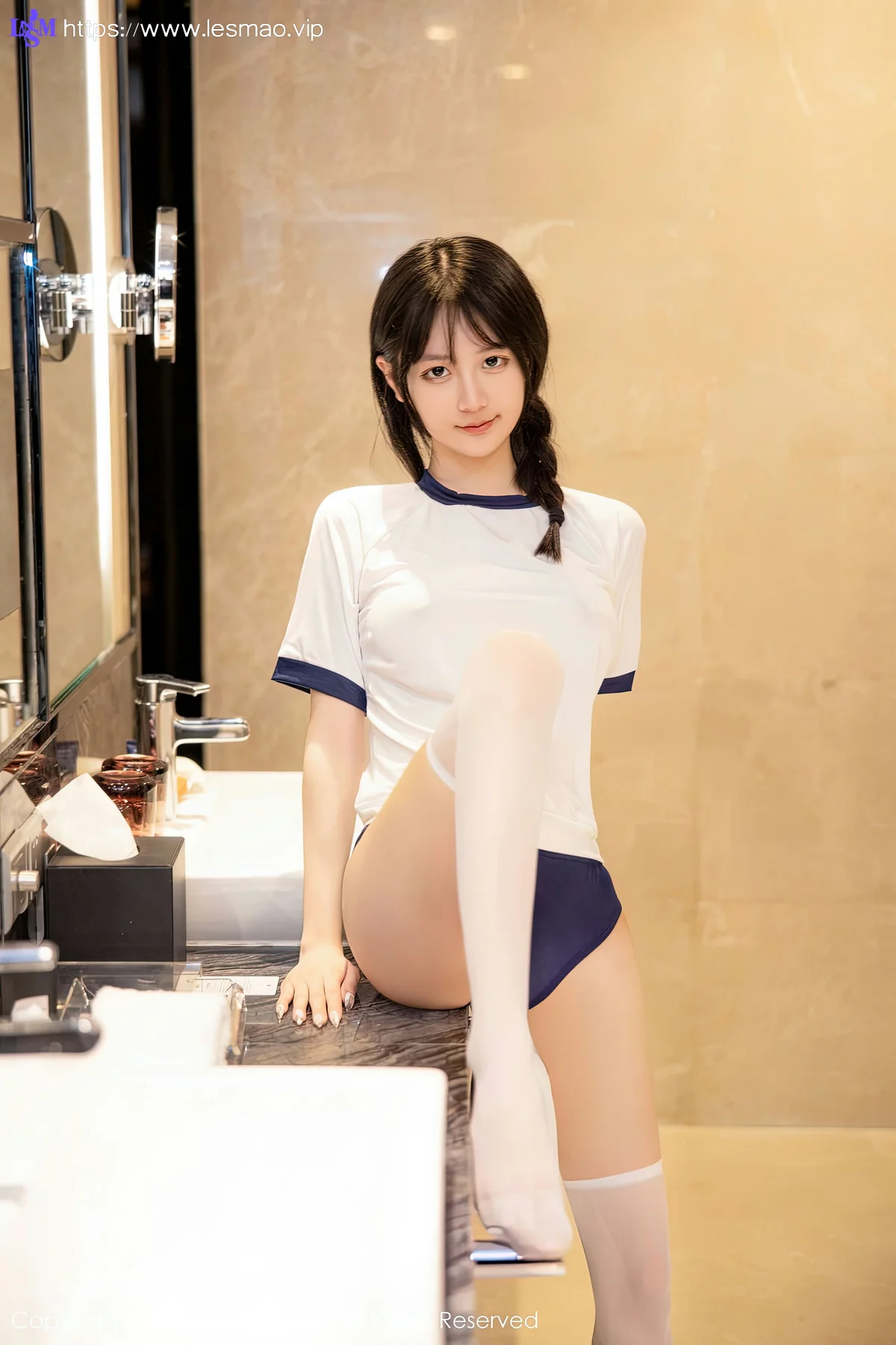 XiuRen 秀人 No.6447 谢小蒽 白色水手服性感写真111 - 13