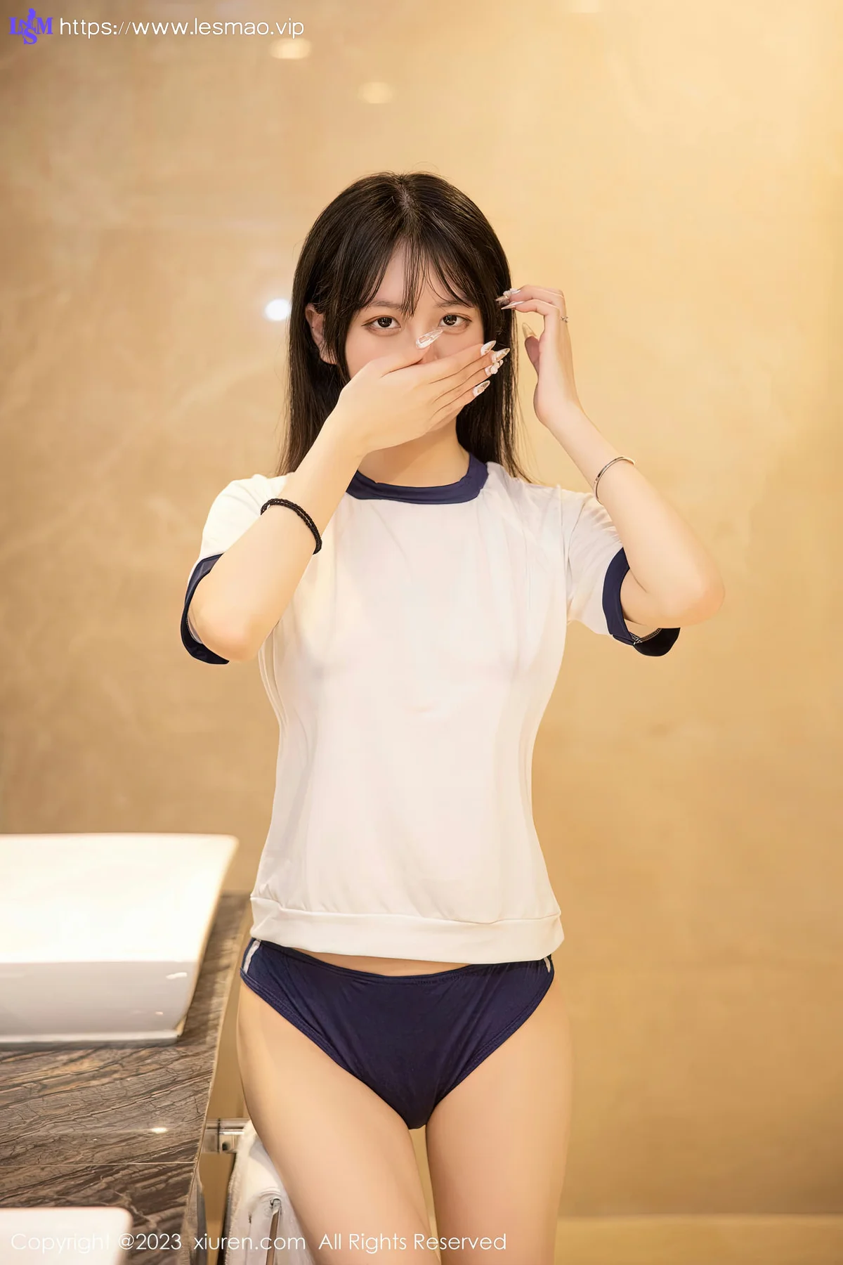 XiuRen 秀人 No.6447 谢小蒽 白色水手服性感写真111 - 22