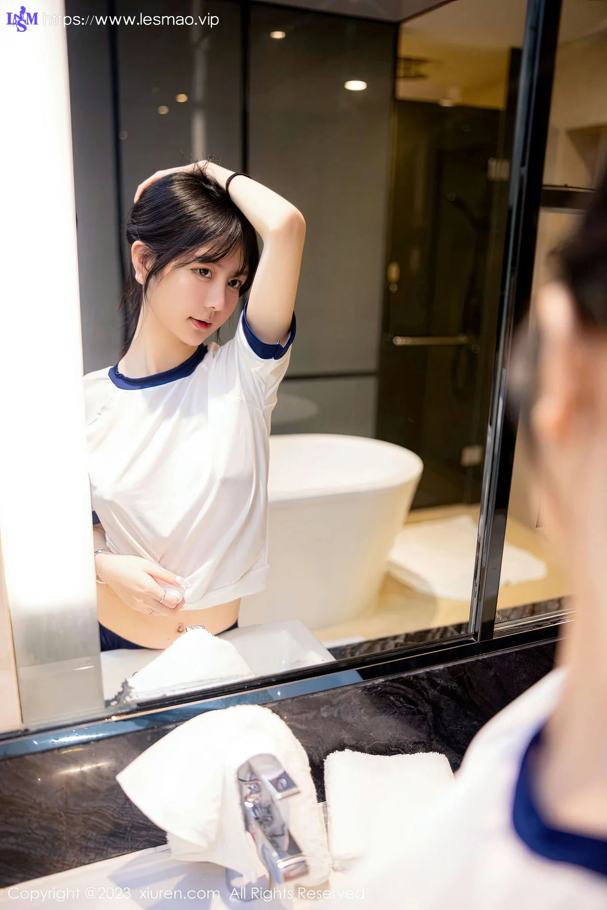 XiuRen 秀人 No.6447 谢小蒽 白色水手服性感写真111 - 31