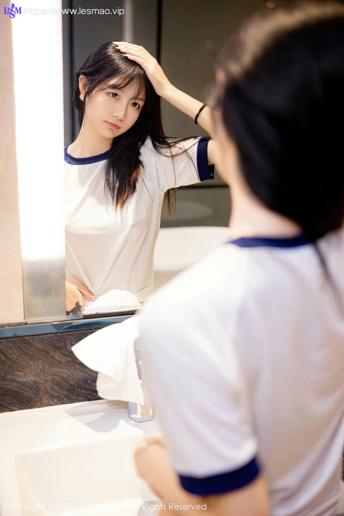 XiuRen 秀人 No.6447 谢小蒽 白色水手服性感写真111 - 32