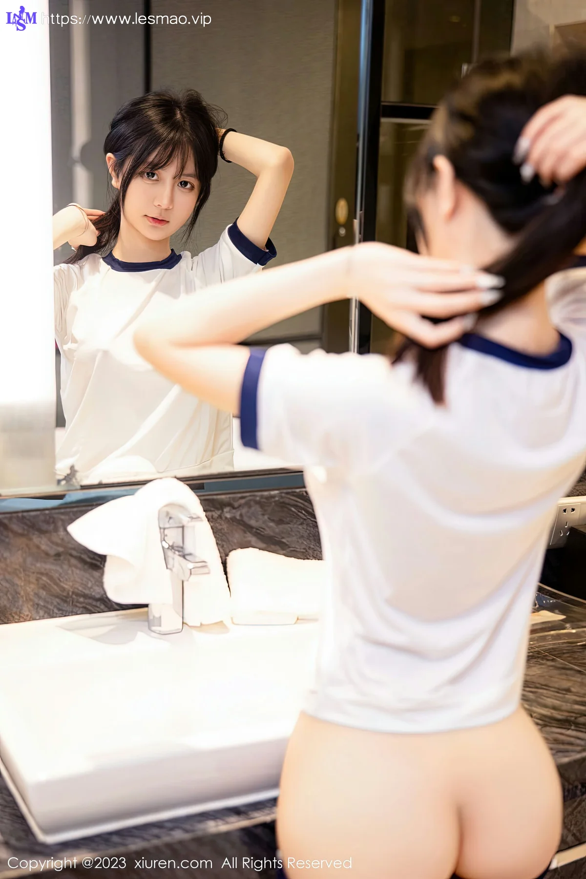 XiuRen 秀人 No.6447 谢小蒽 白色水手服性感写真111 - 35