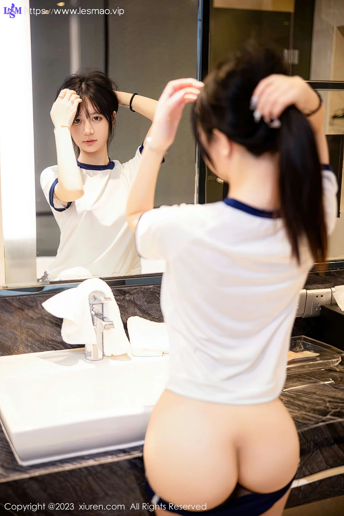 XiuRen 秀人 No.6447 谢小蒽 白色水手服性感写真111 - 36