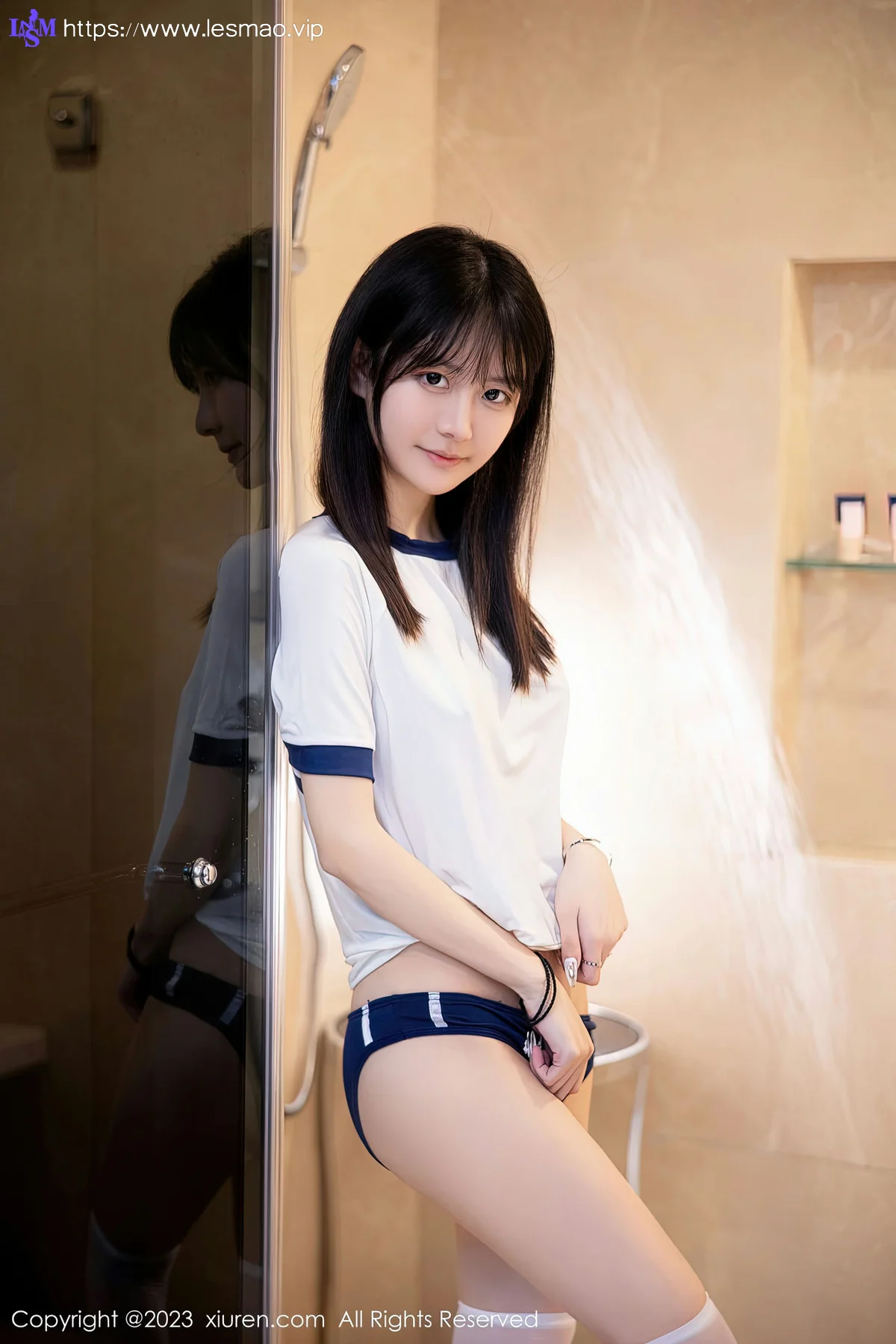 XiuRen 秀人 No.6447 谢小蒽 白色水手服性感写真111 - 50