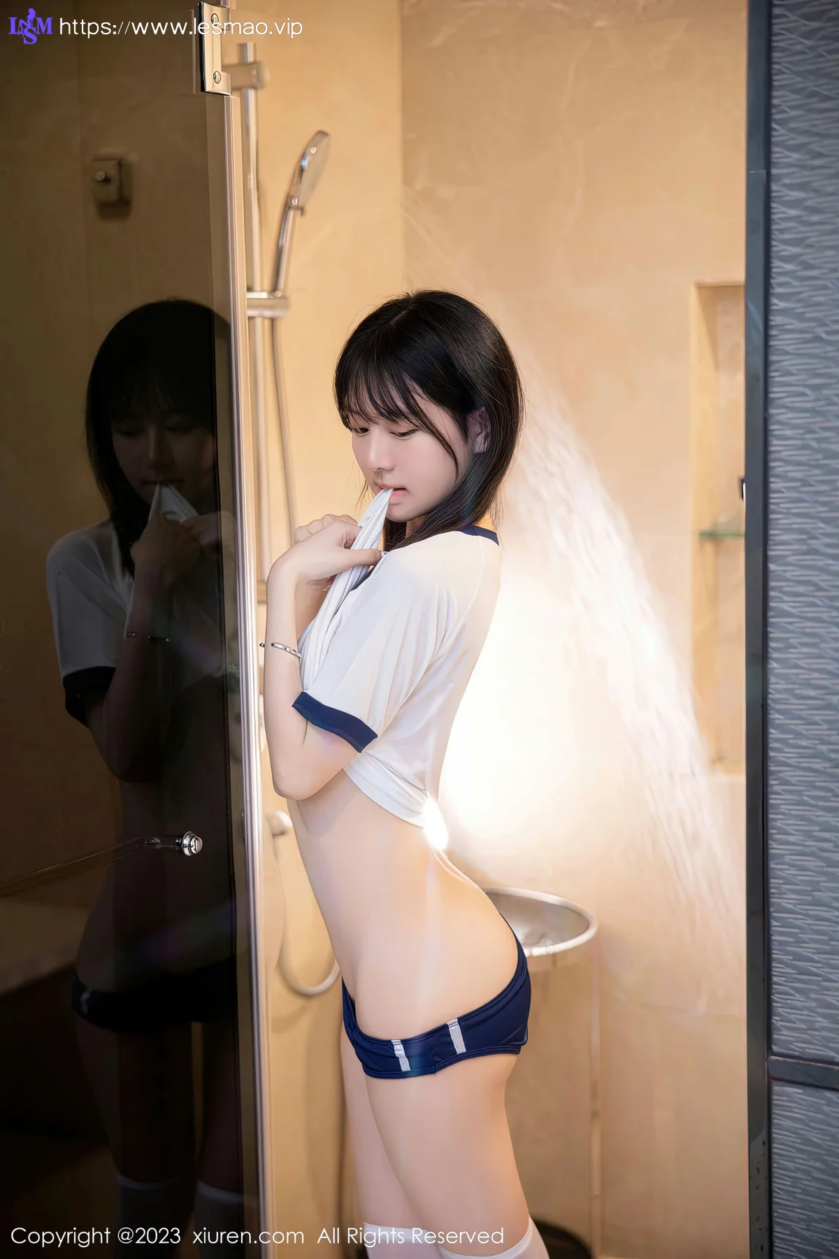 XiuRen 秀人 No.6447 谢小蒽 白色水手服性感写真111 - 52