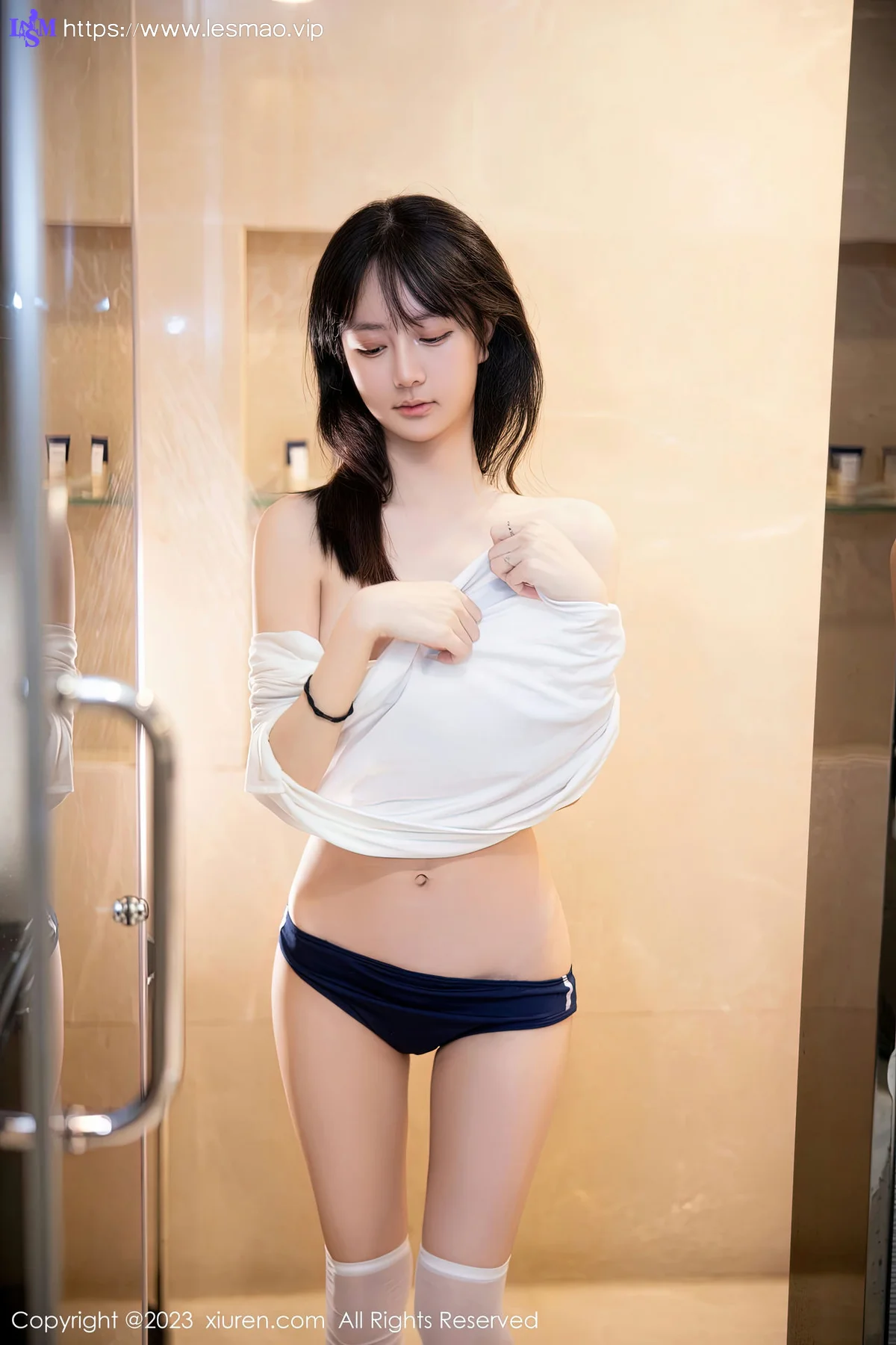 XiuRen 秀人 No.6447 谢小蒽 白色水手服性感写真111 - 57