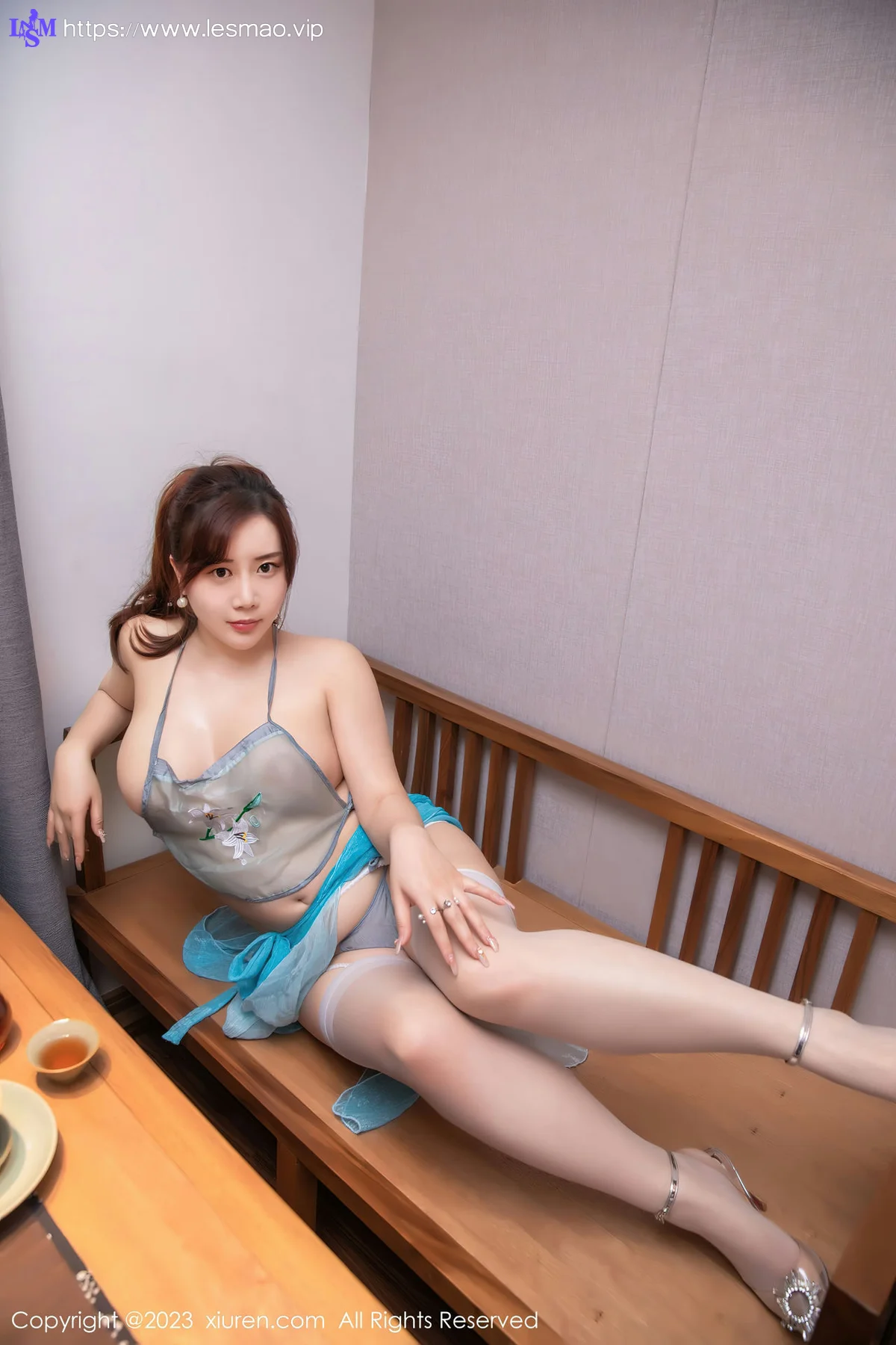 XiuRen 秀人 No.6483 王婉悠Queen 轻透薄纱性感写真33 - 50