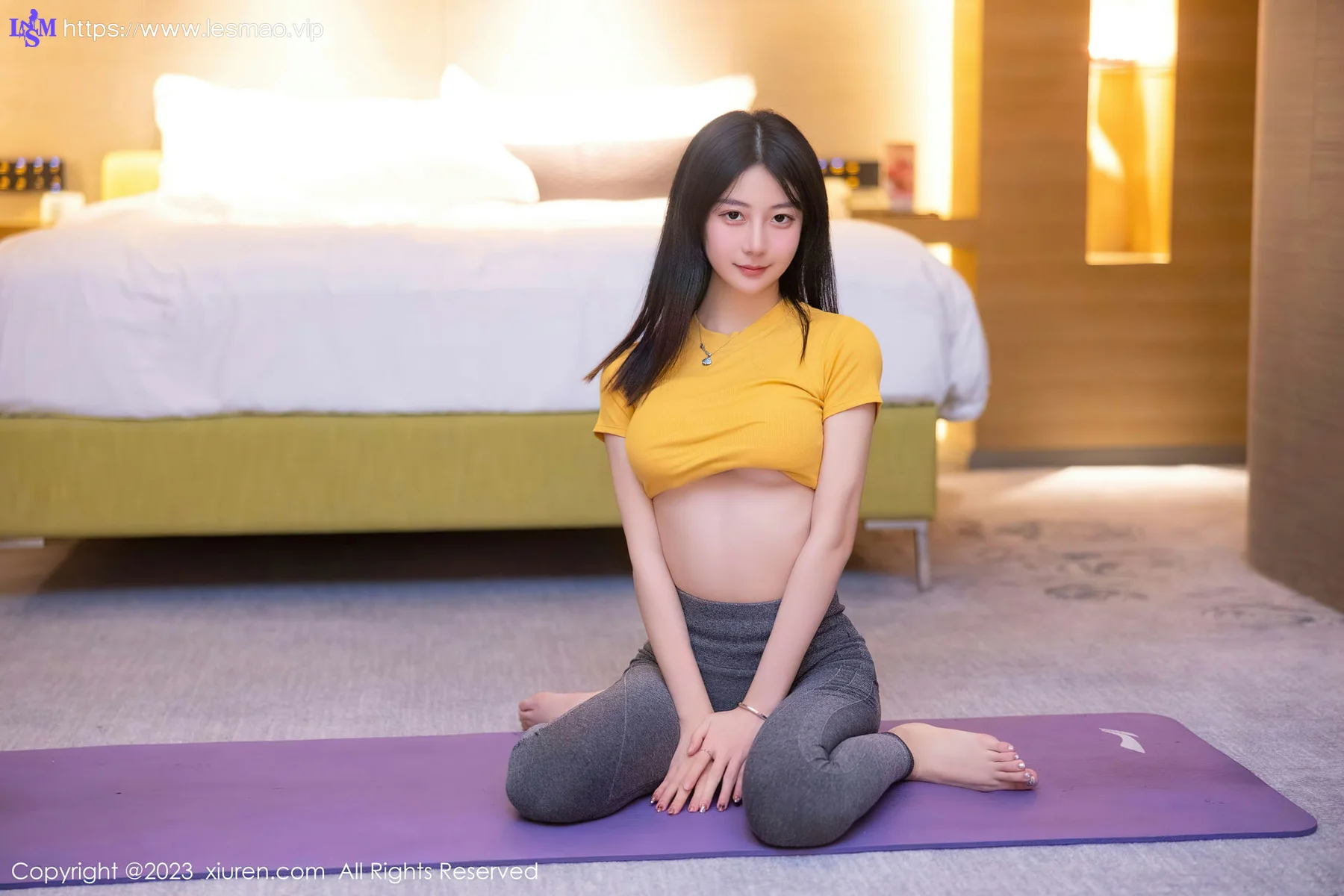 XiuRen 秀人 No.6488 谢小蒽 瑜伽运动主题写真11 - 23