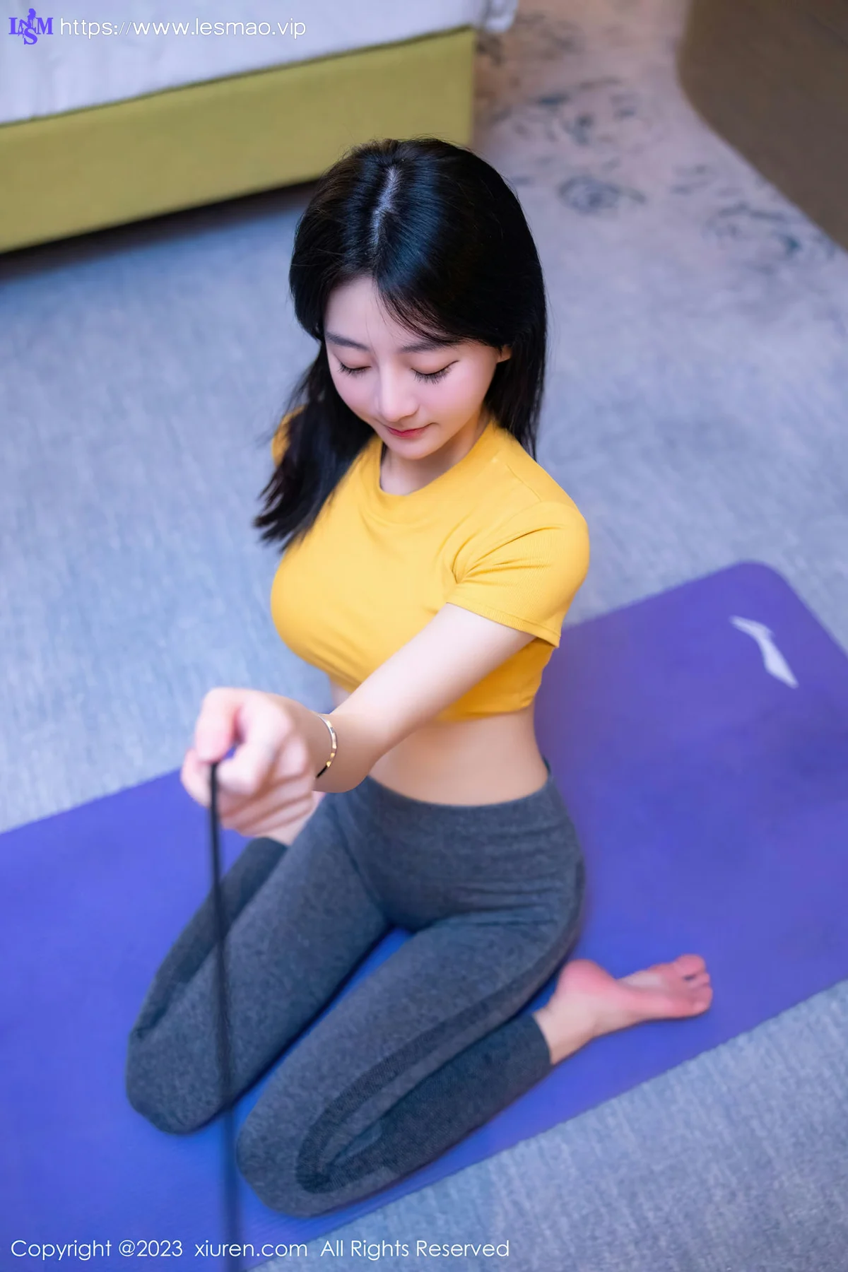 XiuRen 秀人 No.6488 谢小蒽 瑜伽运动主题写真11 - 25