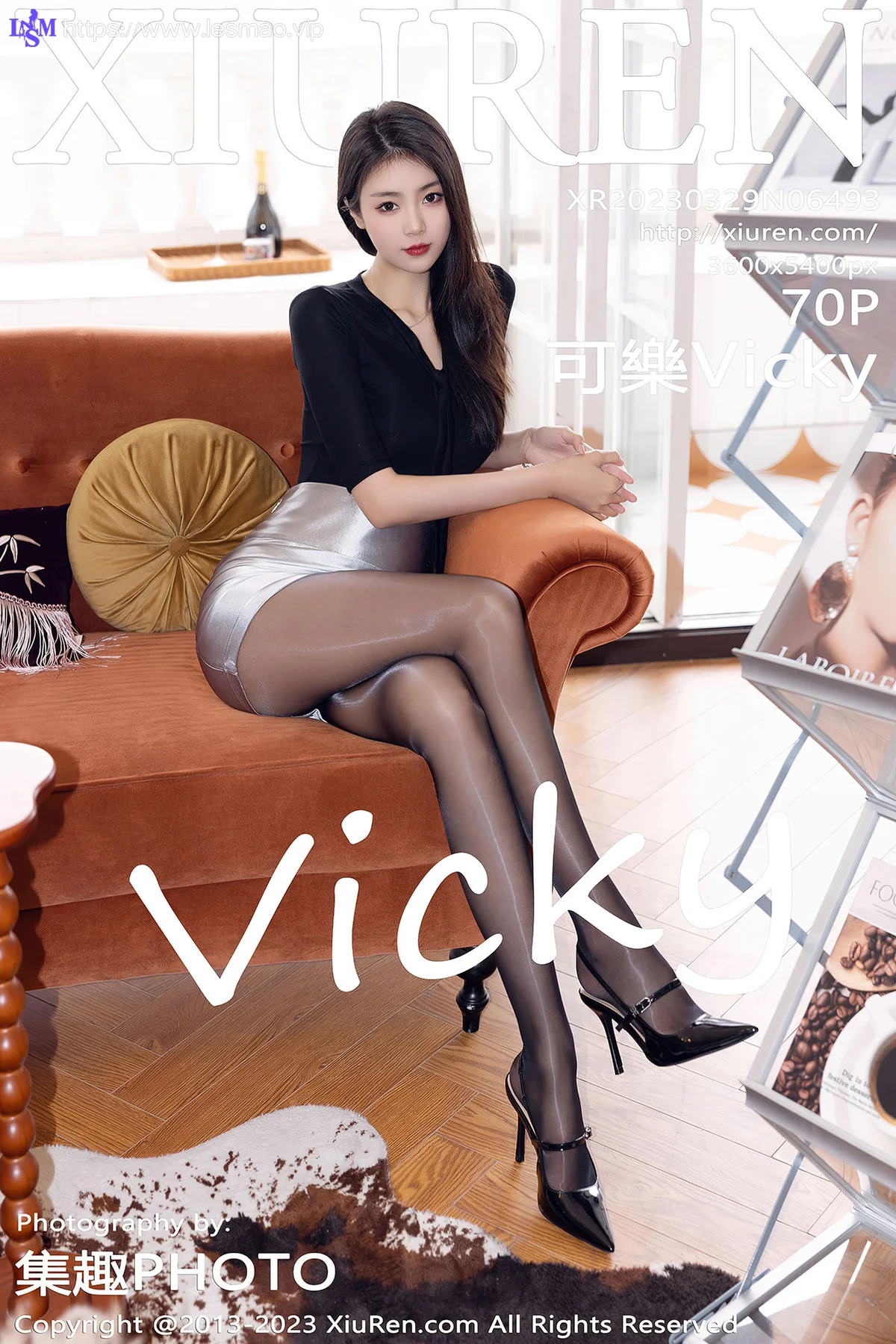 XiuRen 秀人 No.6493 可樂Vicky 银色短裙性感写真3 - 71