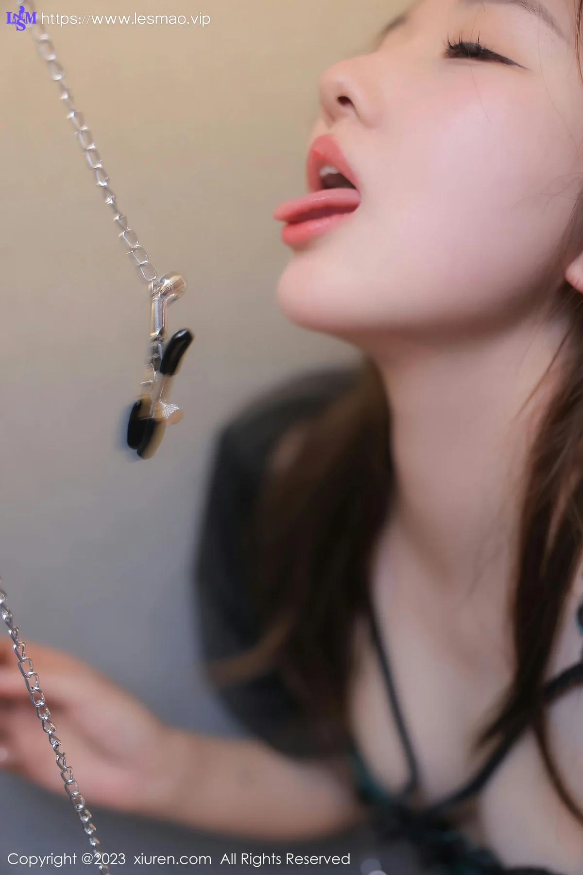 XiuRen 秀人 No.6500 江真真 黑色薄纱情趣性感写真 - 47