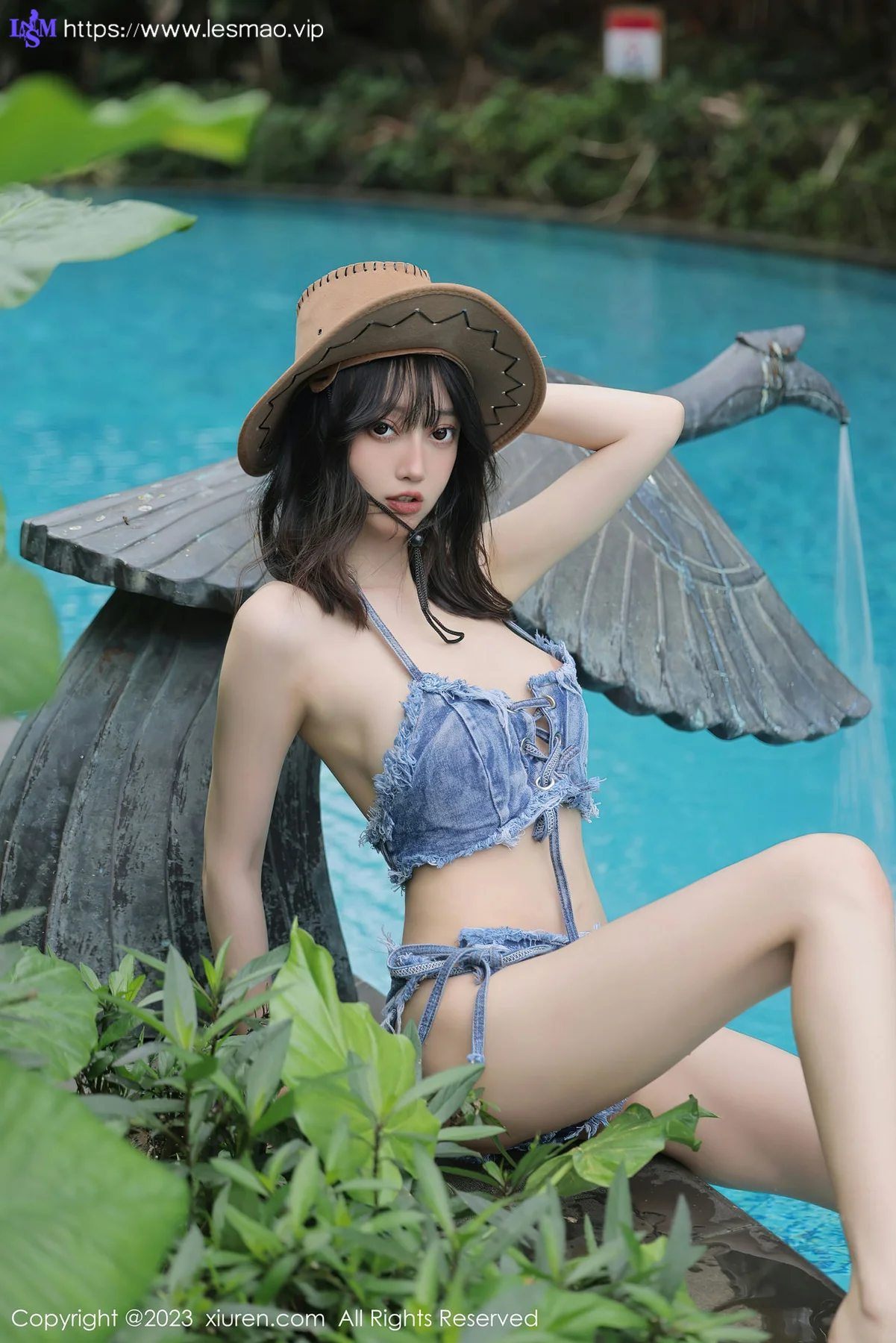 XiuRen 秀人 No.6504 玥儿玥er 牛仔比基尼二月万宁旅拍33 - 14