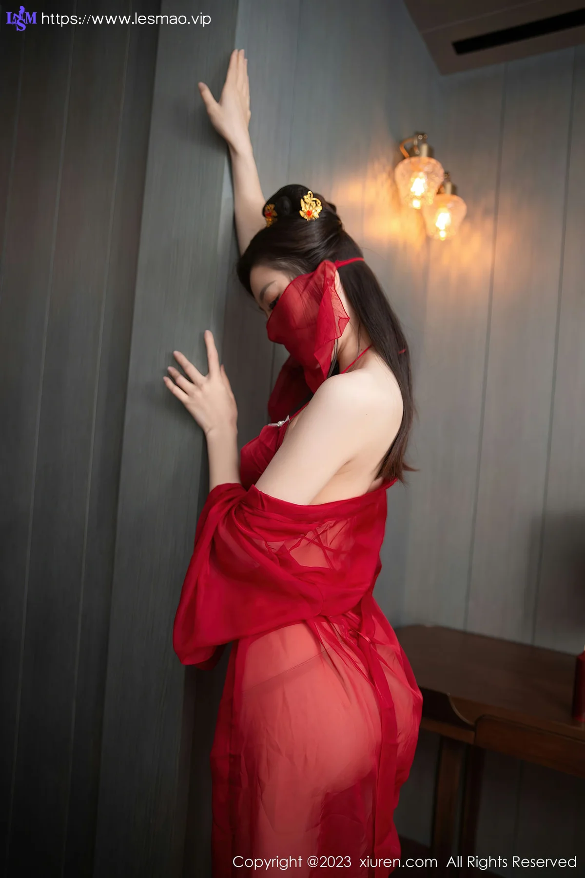 XiuRen 秀人 No.6509 是小逗逗 红色古装服饰性感写真1 - 50