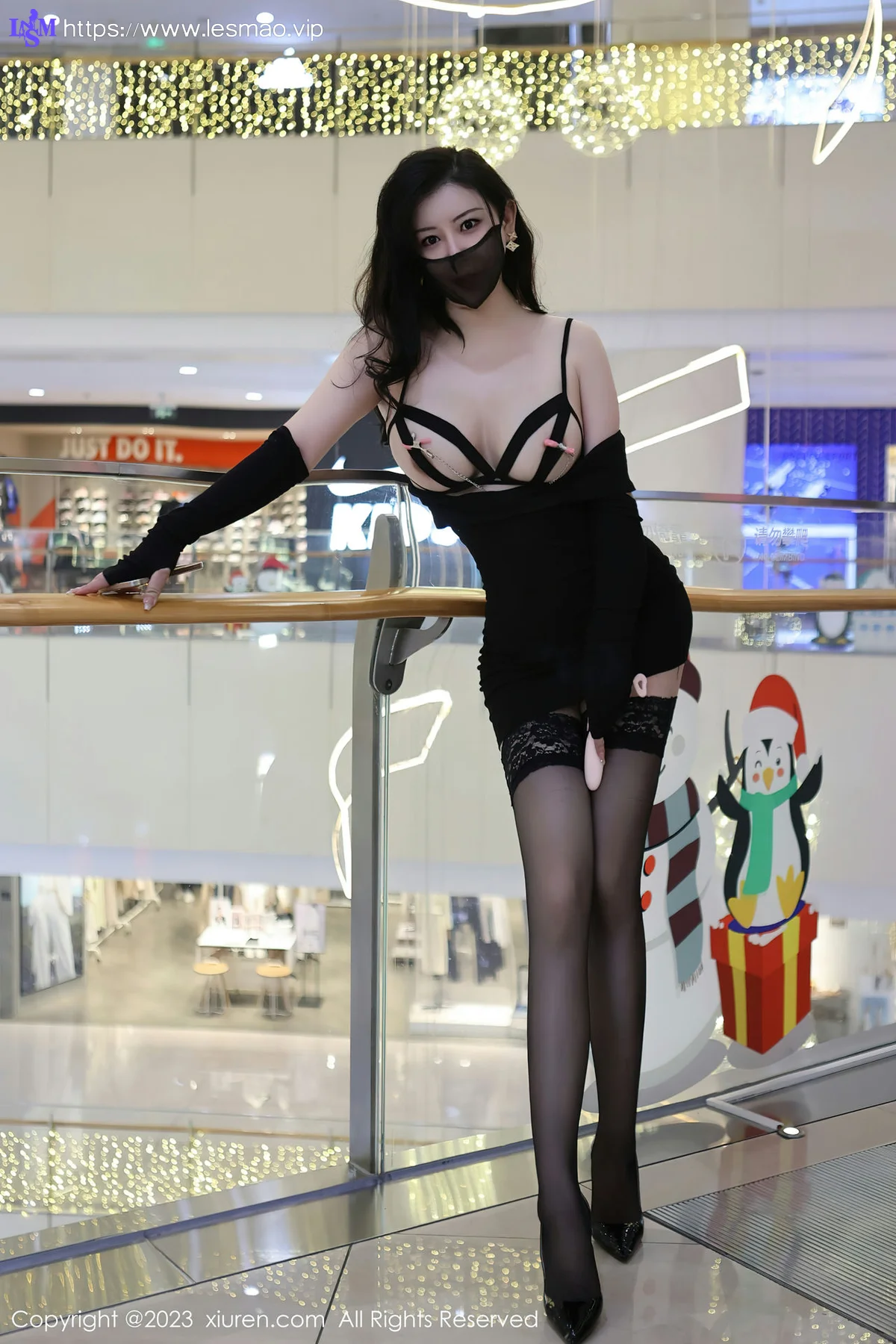 XiuRen 秀人 No.6515 王婉悠Queen 黑色情趣内衣性感写真11 - 13