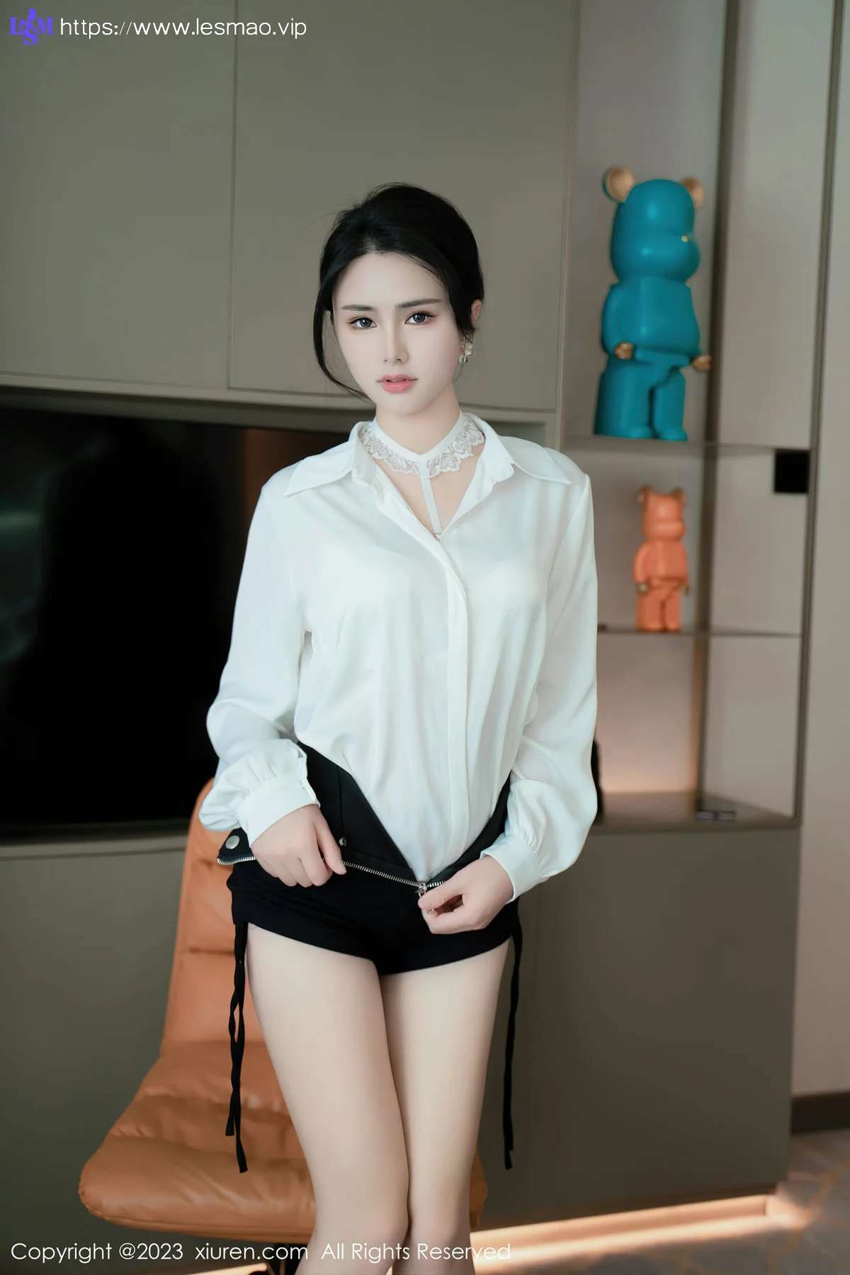 XiuRen 秀人 No.6520 艾希儿 Ol系列性感写真3 - 32