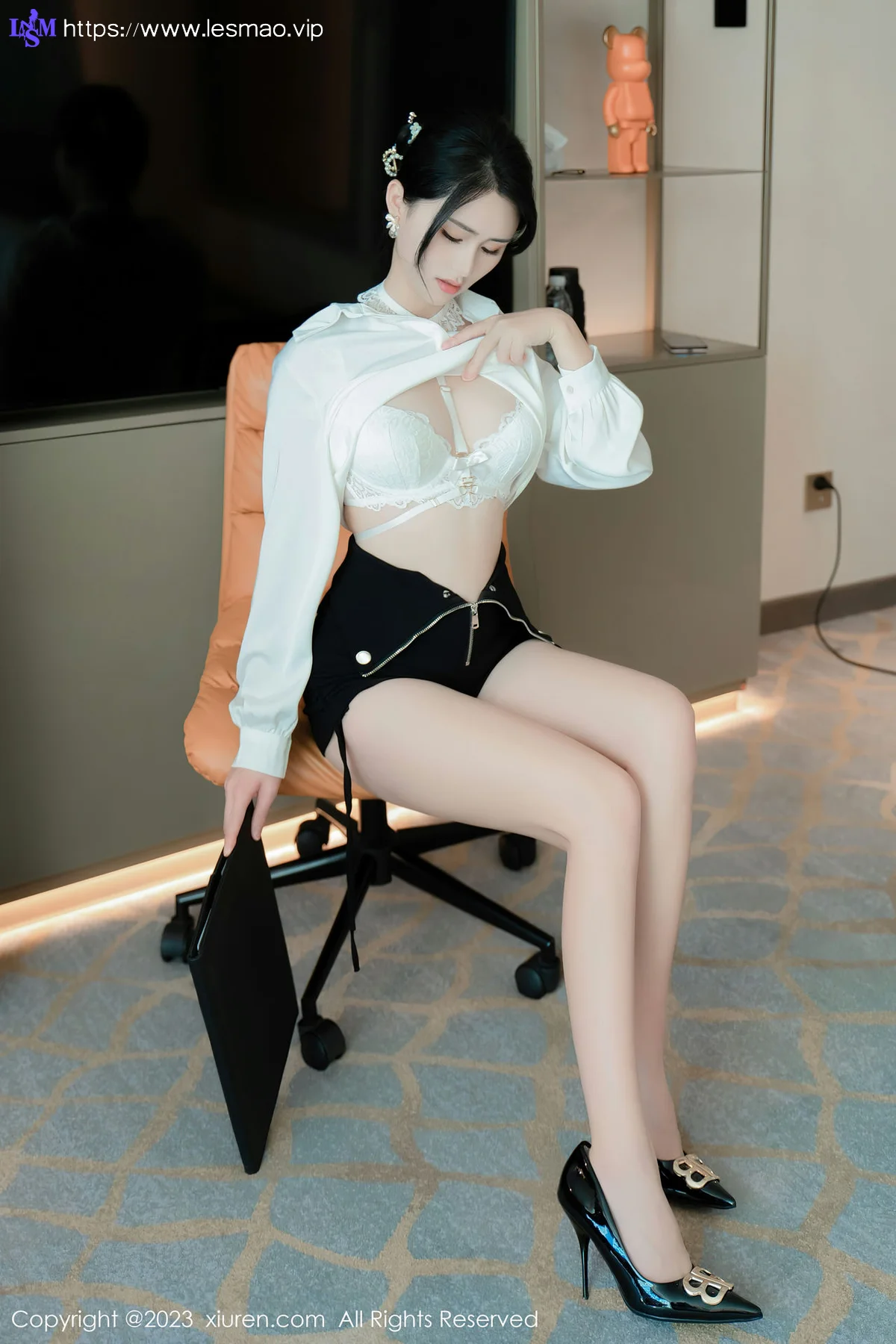 XiuRen 秀人 No.6520 艾希儿 Ol系列性感写真3 - 33