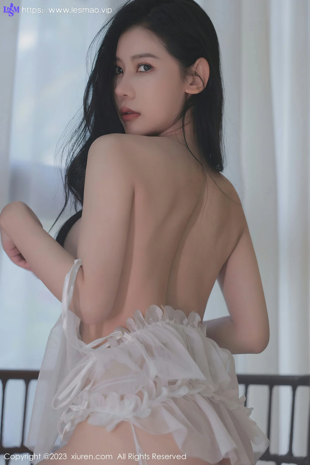 XiuRen 秀人 No.6521 尹甜甜 白色网纱服饰万宁旅拍33 - 32