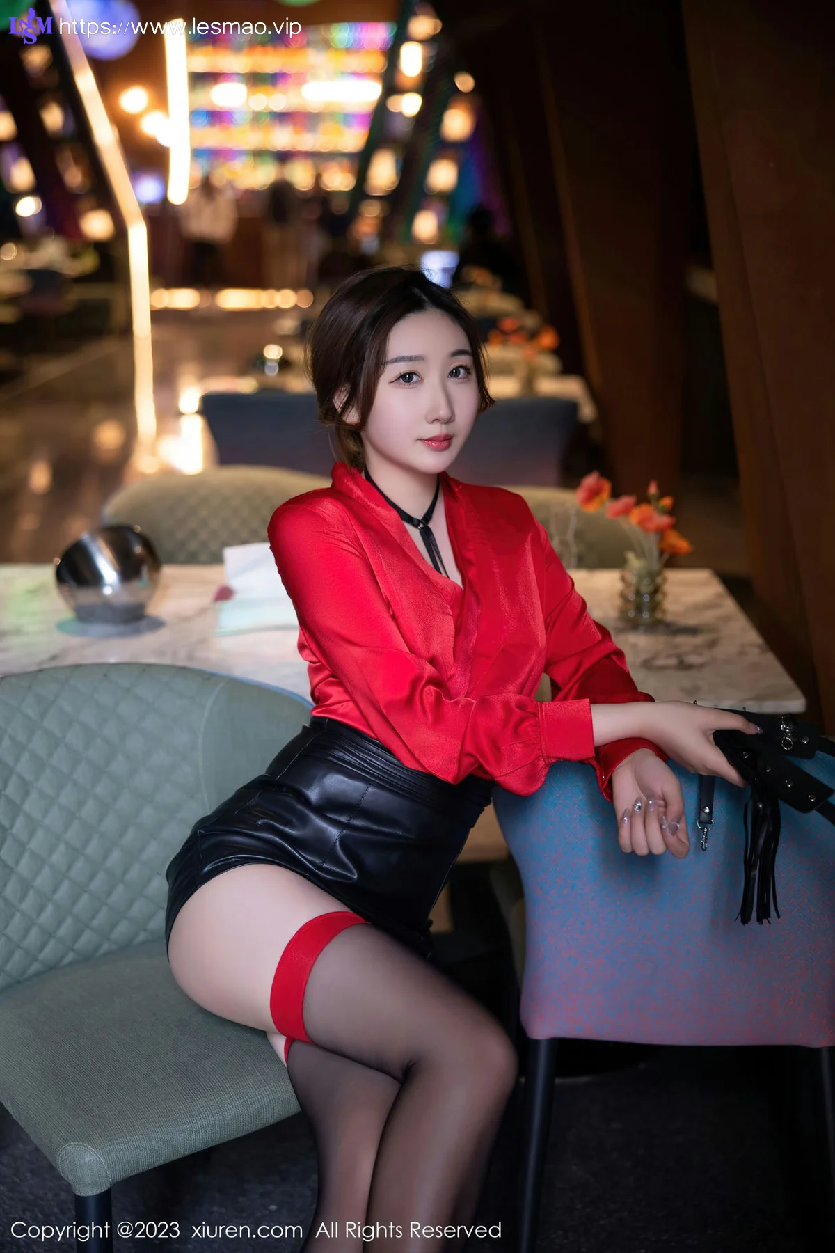 XiuRen 秀人 No.6529 江真真 红色花式内衣写真 - 12