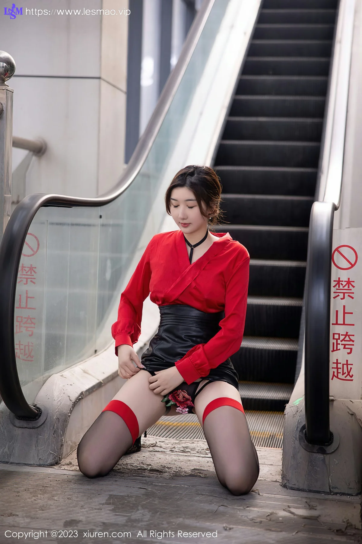 XiuRen 秀人 No.6529 江真真 红色花式内衣写真 - 13