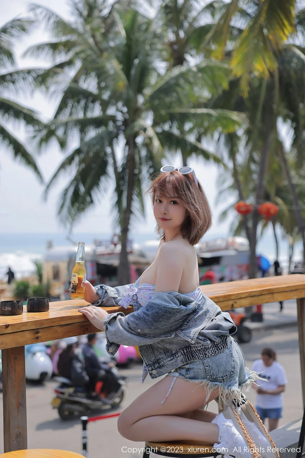 XiuRen 秀人 No.6551 养乐多DoDo 紫色比基尼性感写真11 - 44
