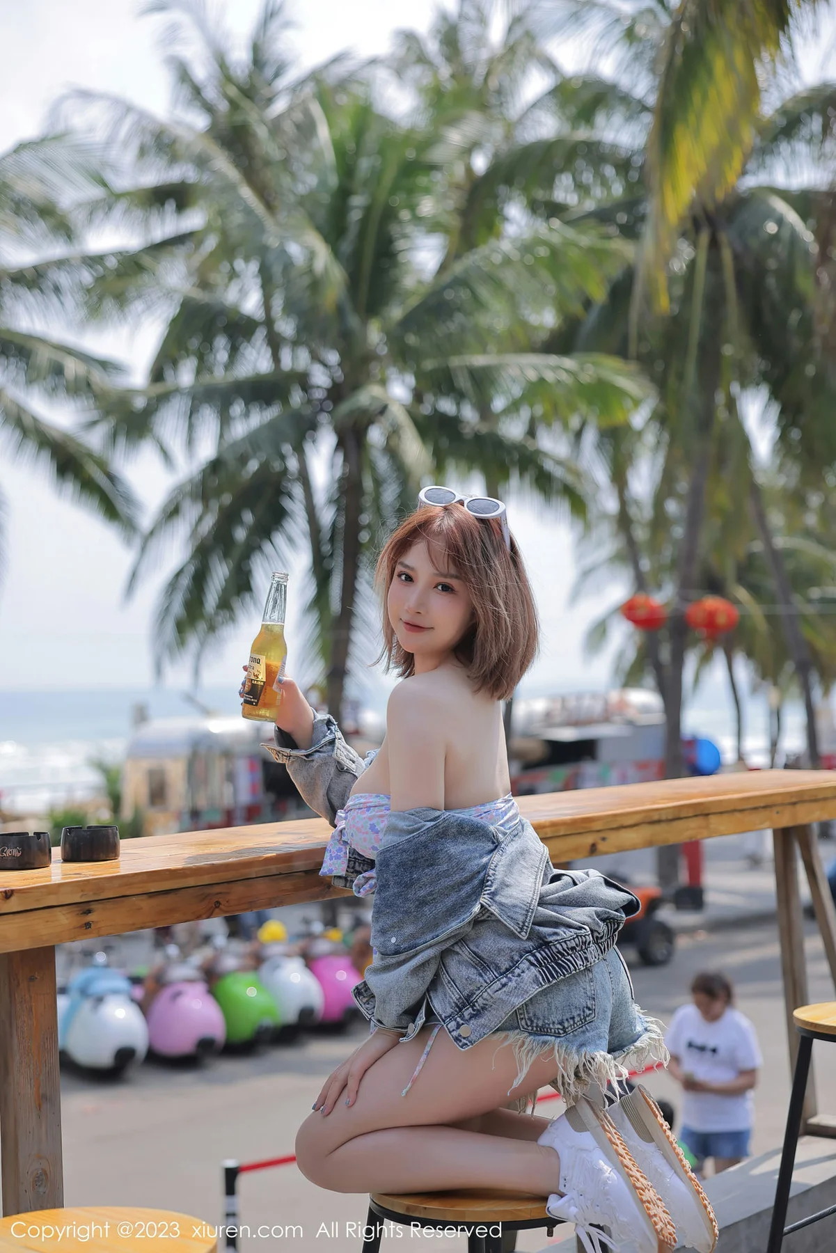 XiuRen 秀人 No.6551 养乐多DoDo 紫色比基尼性感写真11 - 45