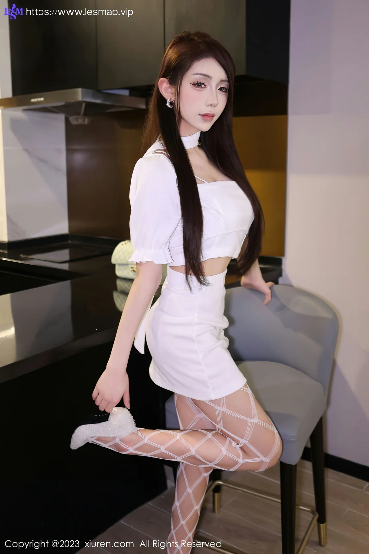 XiuRen 秀人 No.6555 金幼汐Vivian 蕾丝轻透内衣第二套写真33 - 13