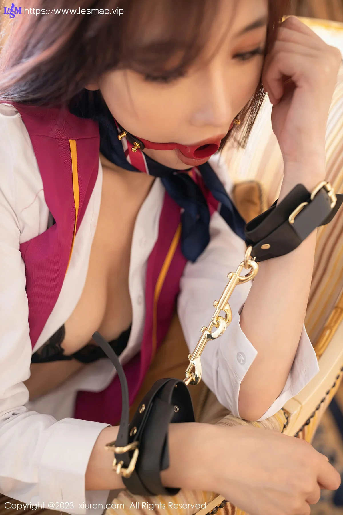 XiuRen 秀人 No.6573 陆萱萱 空姐制服诱惑性感写真111 - 21