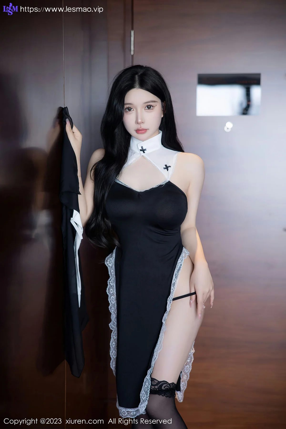 XiuRen 秀人 No.6577 林珊珊 黑色修女服饰芭提雅旅拍1 - 12