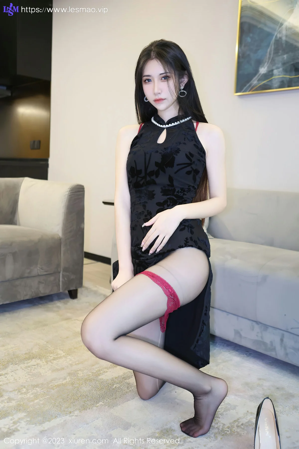 XiuRen 秀人 No.6583 依娜Yina 短款旗袍性感写真22 - 41