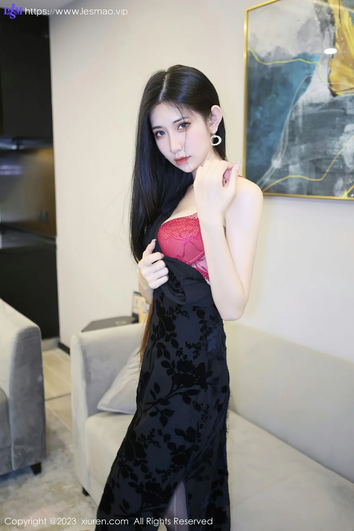 XiuRen 秀人 No.6583 依娜Yina 短款旗袍性感写真22 - 50