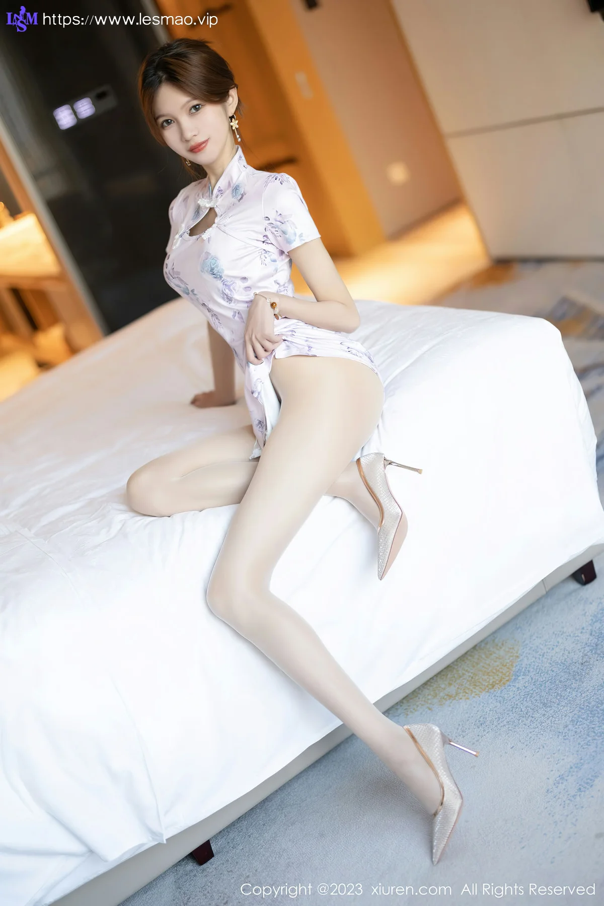 XiuRen 秀人 No.6591 程程程- 白色蕾丝内衣性感写真1 - 16