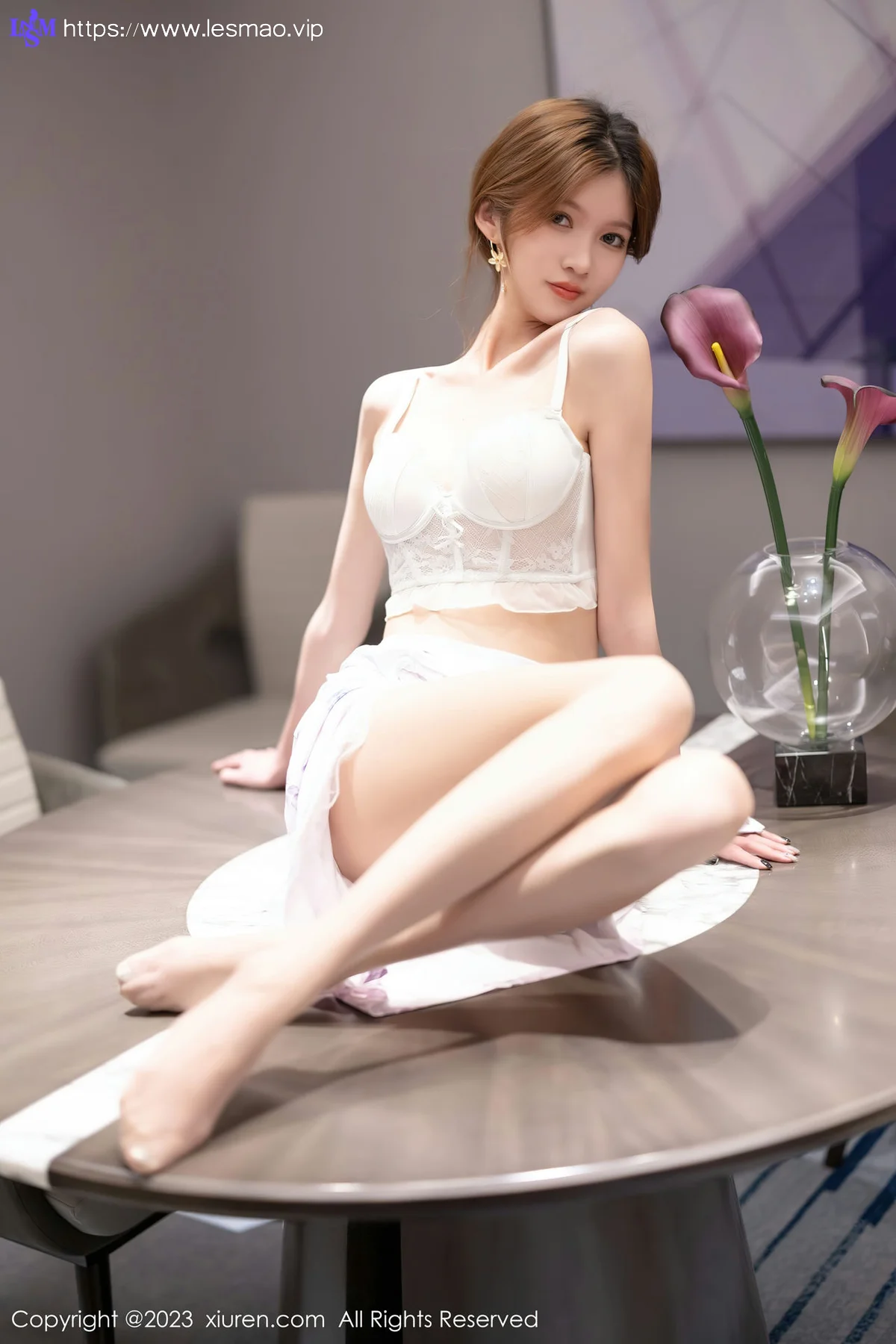 XiuRen 秀人 No.6591 程程程- 白色蕾丝内衣性感写真1 - 44