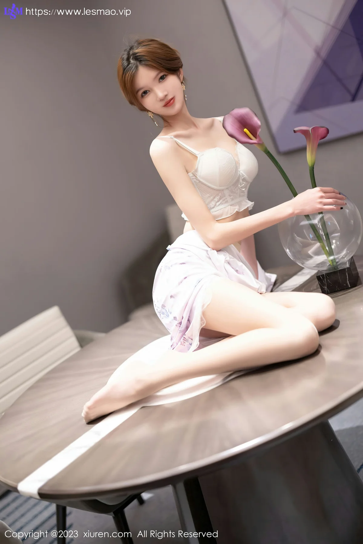 XiuRen 秀人 No.6591 程程程- 白色蕾丝内衣性感写真1 - 45