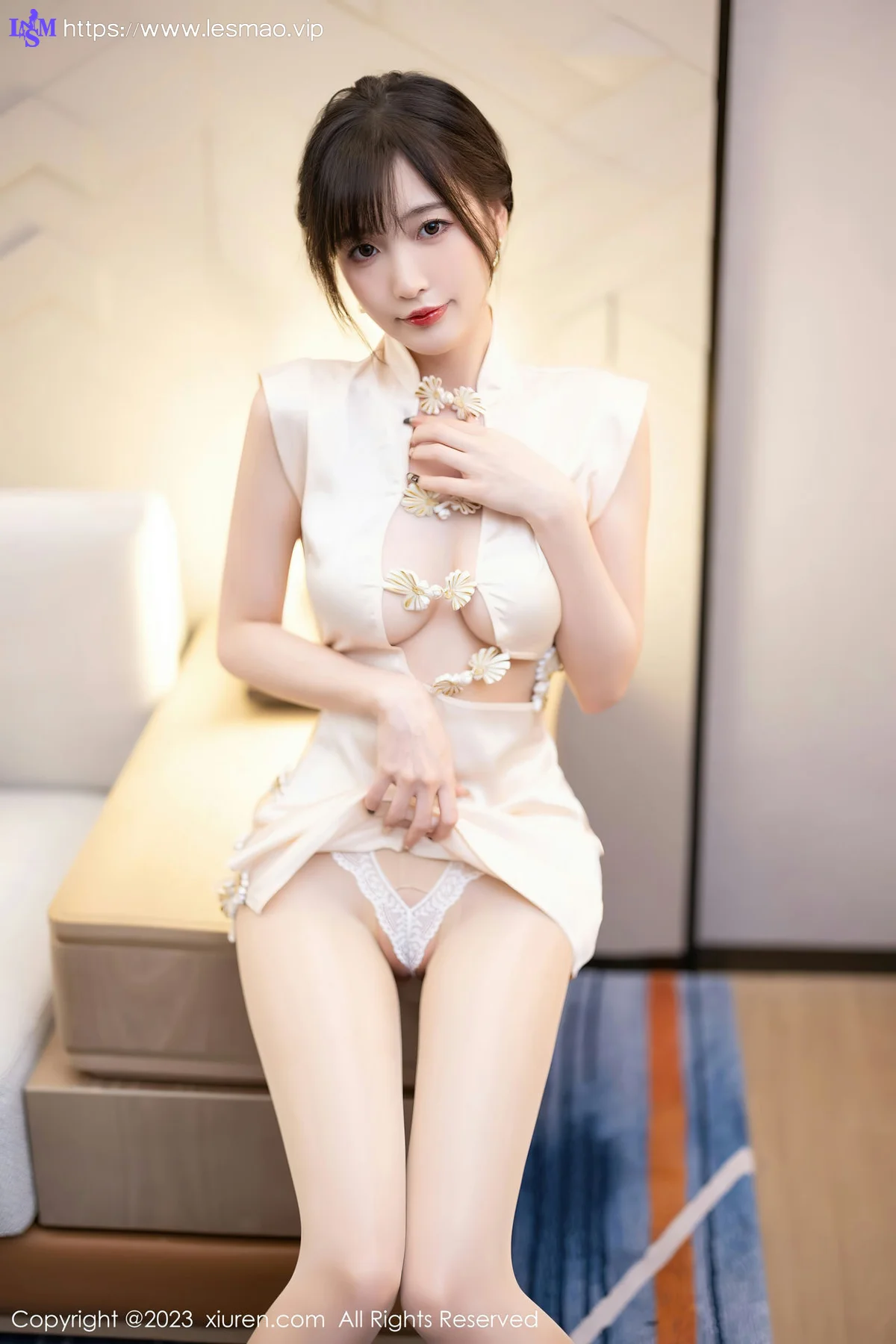 XiuRen 秀人 No.6600 林星阑 白色旗袍清纯甜美1 - 12