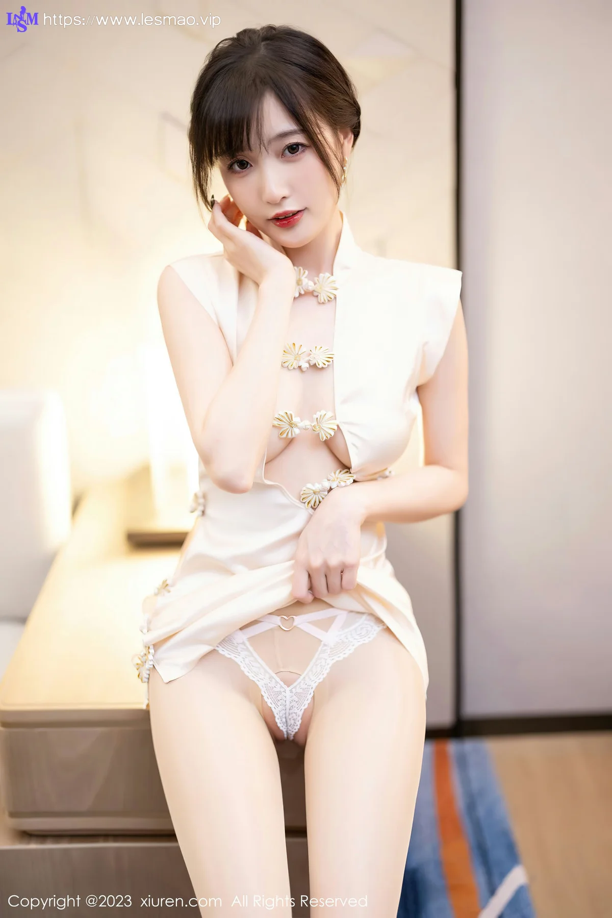XiuRen 秀人 No.6600 林星阑 白色旗袍清纯甜美1 - 14