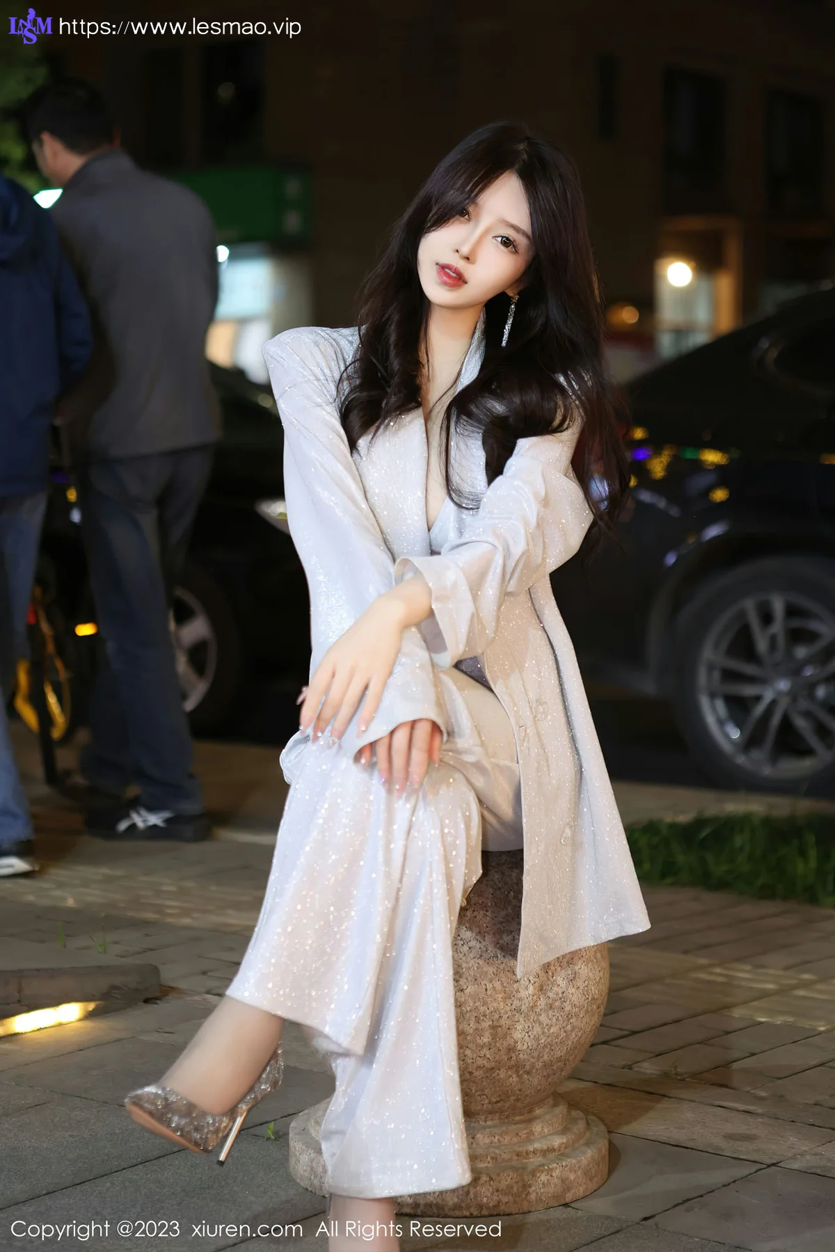 XiuRen 秀人 No.6605 玉兔miki 诱人灰丝街拍性感写真33 - 11