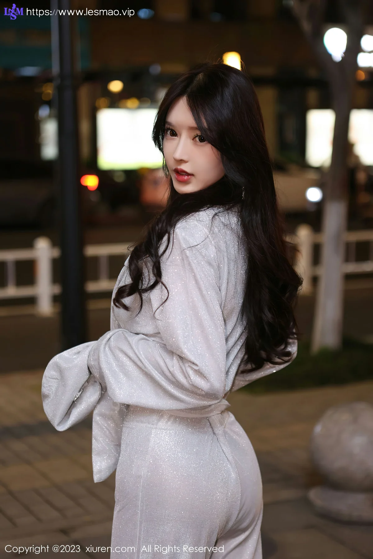 XiuRen 秀人 No.6605 玉兔miki 诱人灰丝街拍性感写真33 - 14