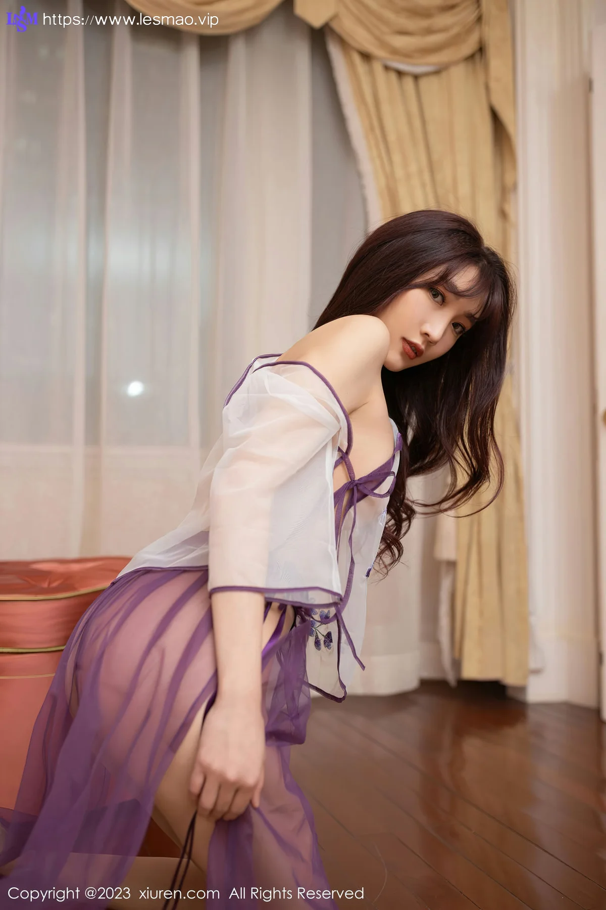 XiuRen 秀人 No.6608 陆萱萱 透视制服 - 40