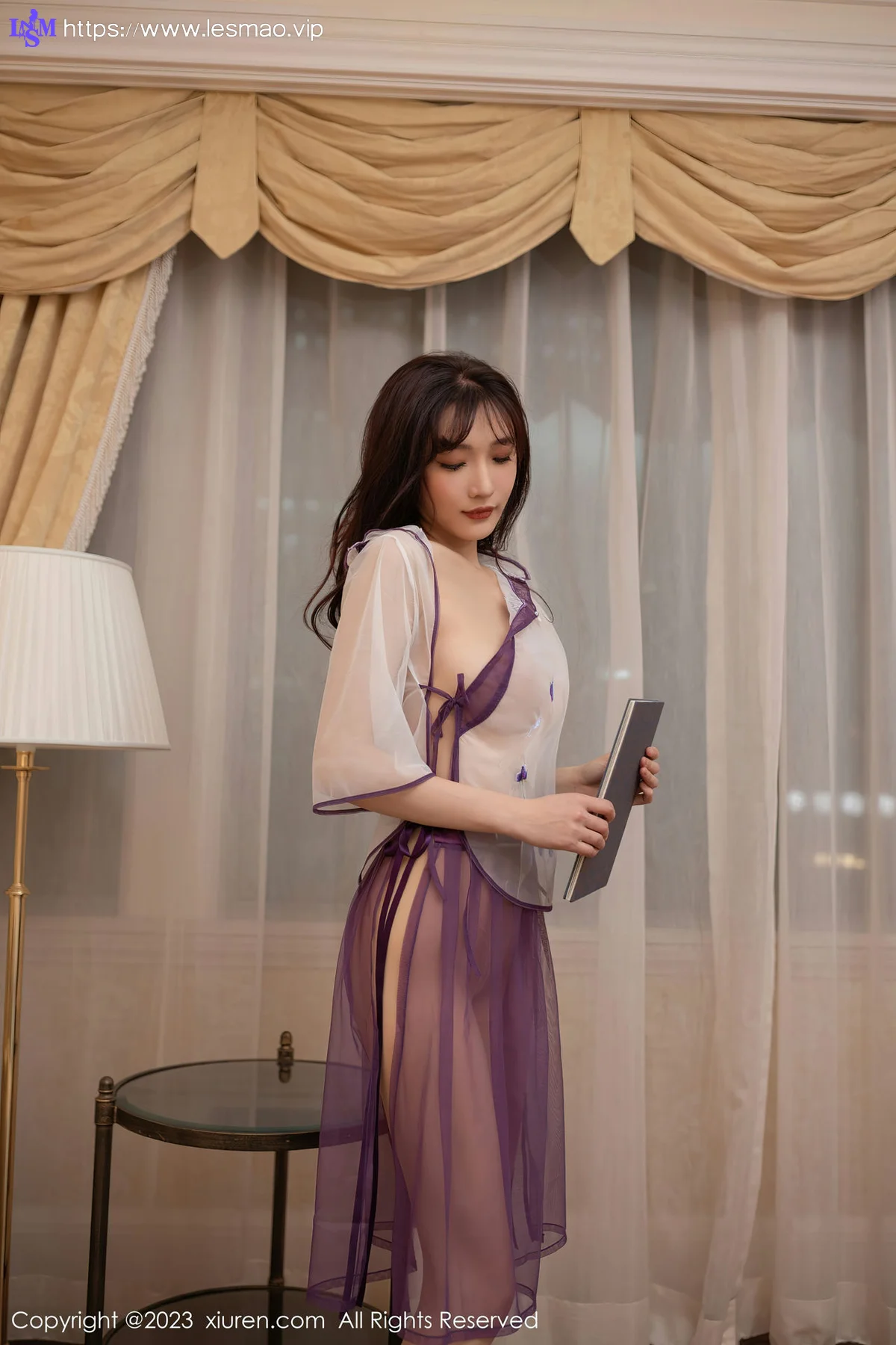 XiuRen 秀人 No.6608 陆萱萱 透视制服 - 44