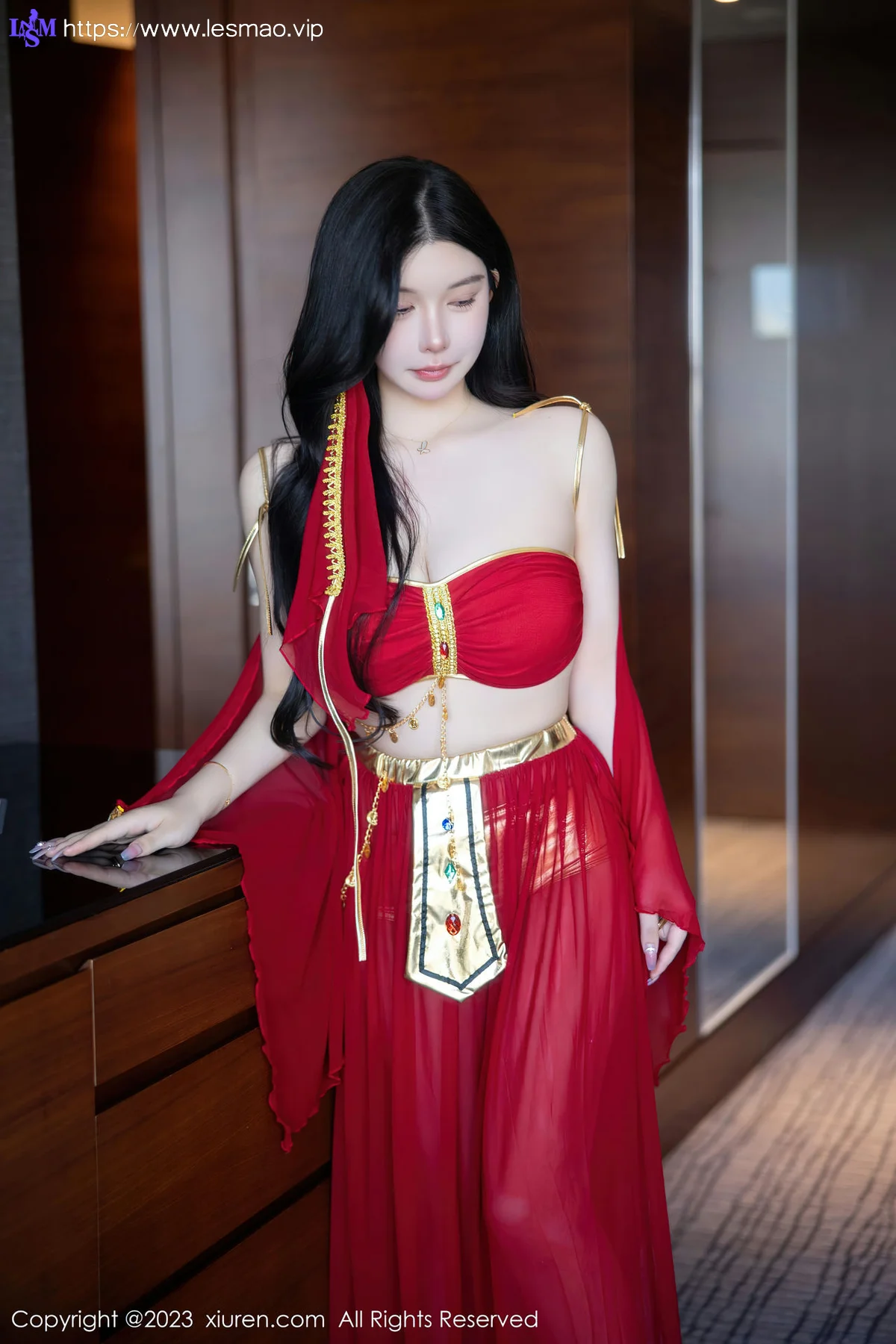 XiuRen 秀人 No.6613 林珊珊 红色西域舞娘芭提雅旅拍11 - 21