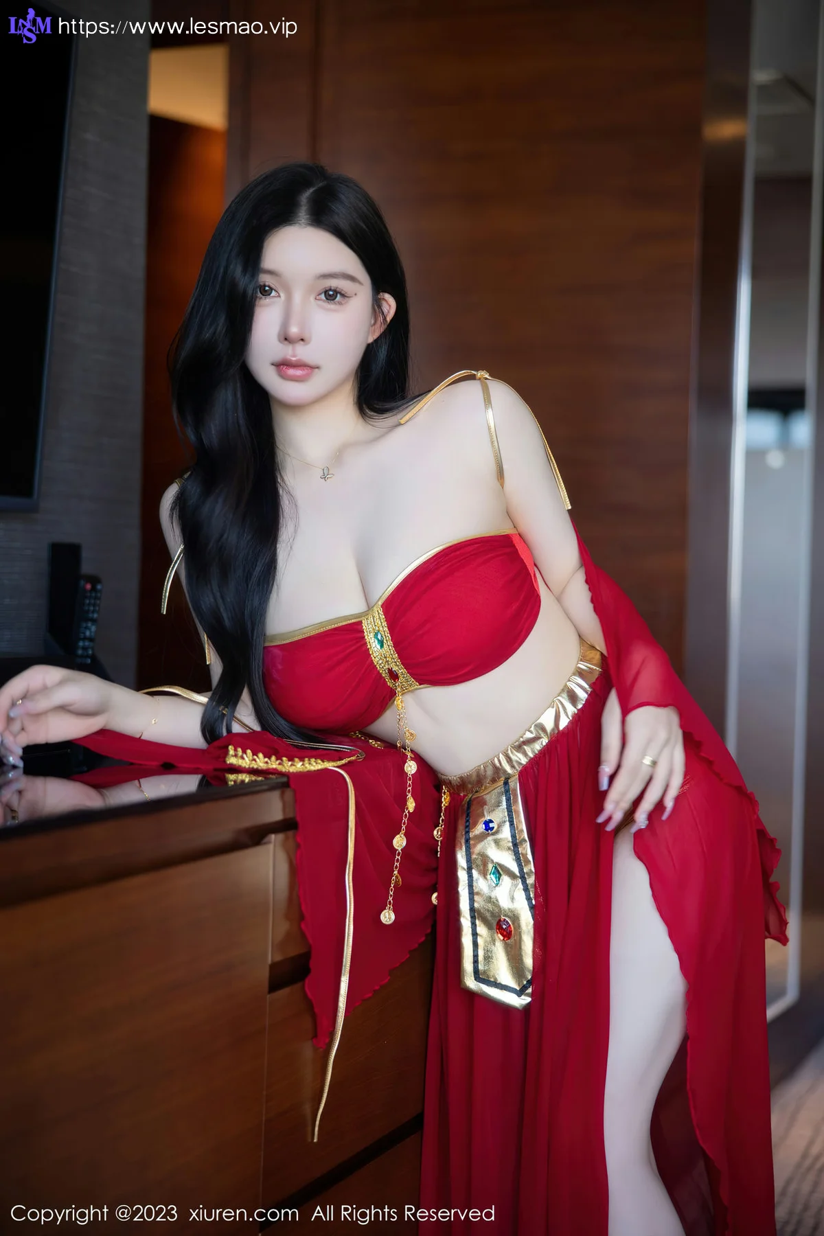 XiuRen 秀人 No.6613 林珊珊 红色西域舞娘芭提雅旅拍11 - 24