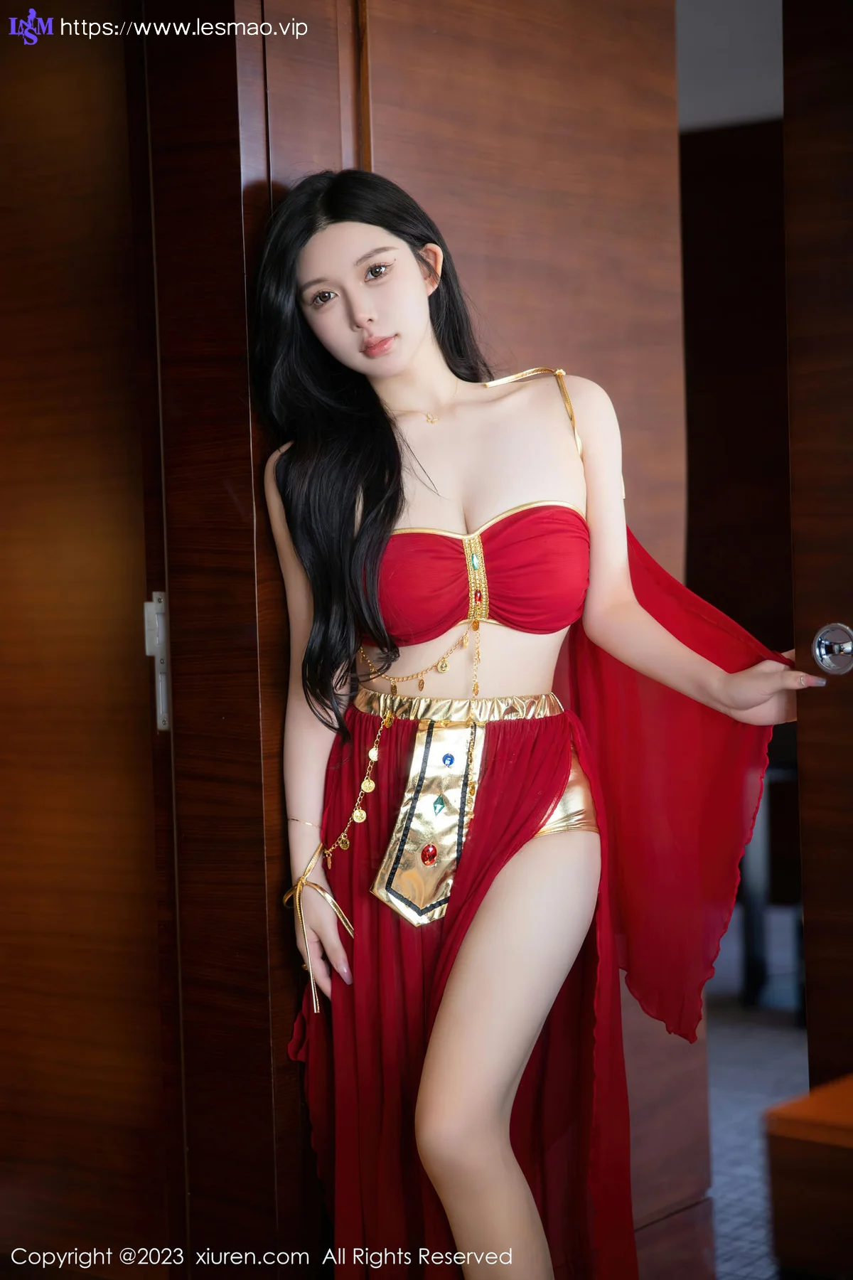 XiuRen 秀人 No.6613 林珊珊 红色西域舞娘芭提雅旅拍11 - 27