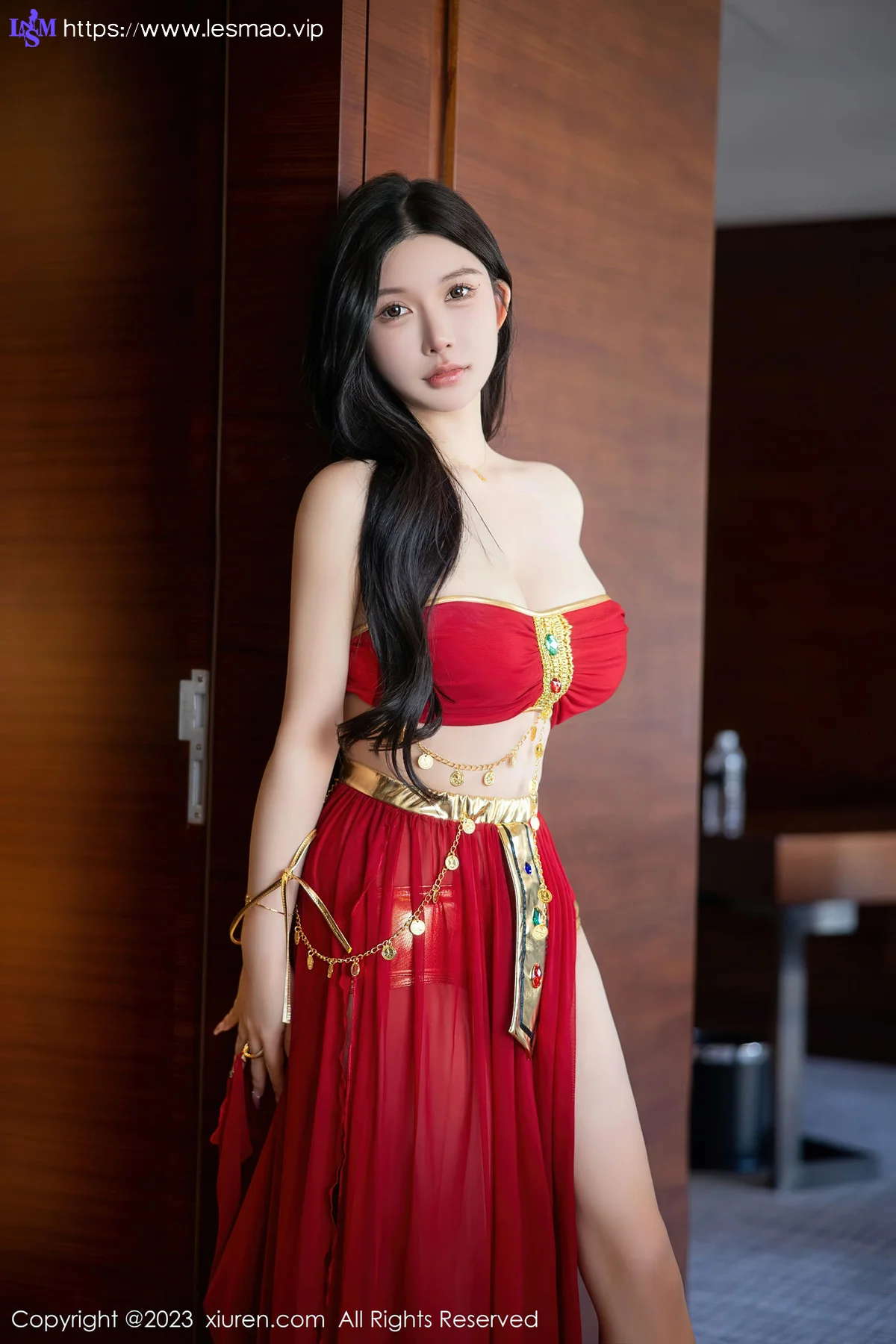 XiuRen 秀人 No.6613 林珊珊 红色西域舞娘芭提雅旅拍11 - 32