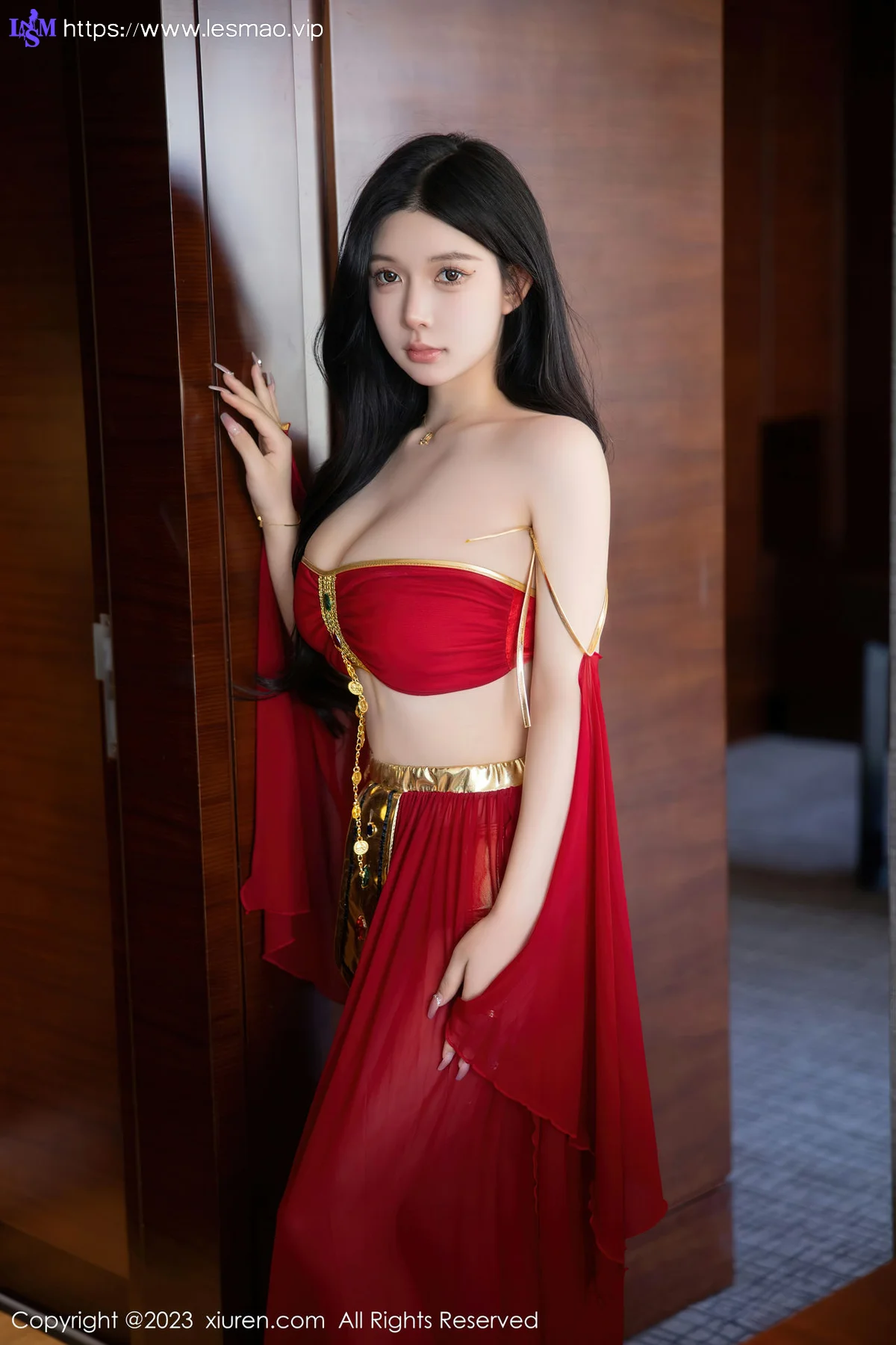 XiuRen 秀人 No.6613 林珊珊 红色西域舞娘芭提雅旅拍11 - 37