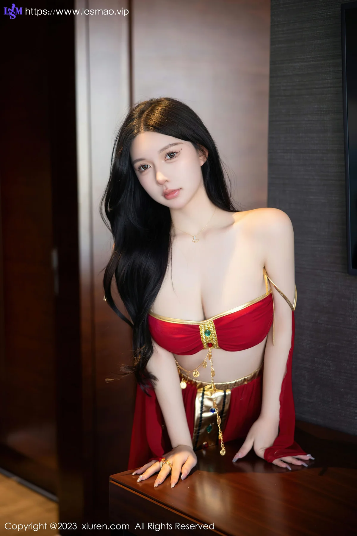 XiuRen 秀人 No.6613 林珊珊 红色西域舞娘芭提雅旅拍11 - 38