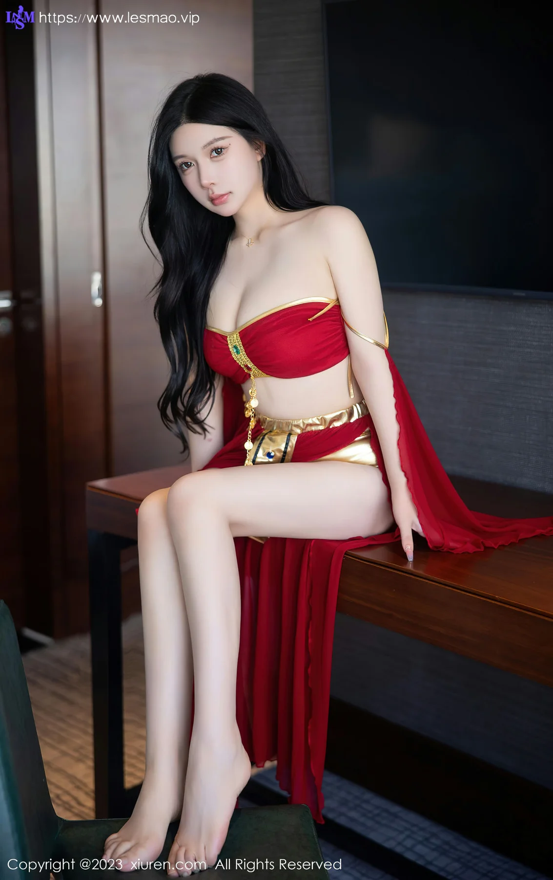XiuRen 秀人 No.6613 林珊珊 红色西域舞娘芭提雅旅拍11 - 41