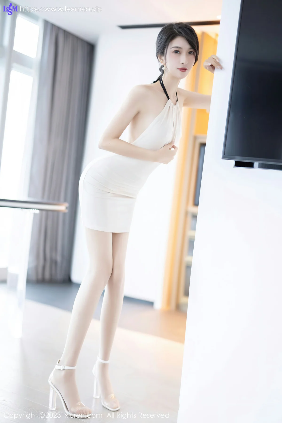 XiuRen 秀人 No.6631 林乐一 连身短裙性感写真 - 30
