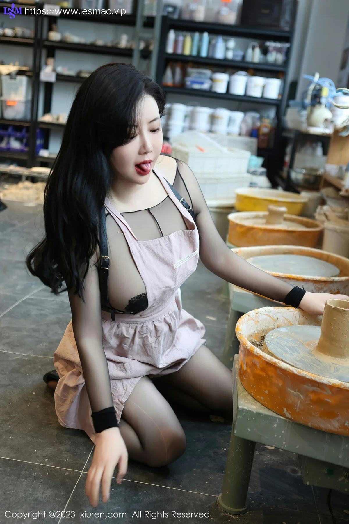 XiuRen 秀人 No.6647 王婉悠Queen 黑色轻透情趣服饰性感写真22 - 31