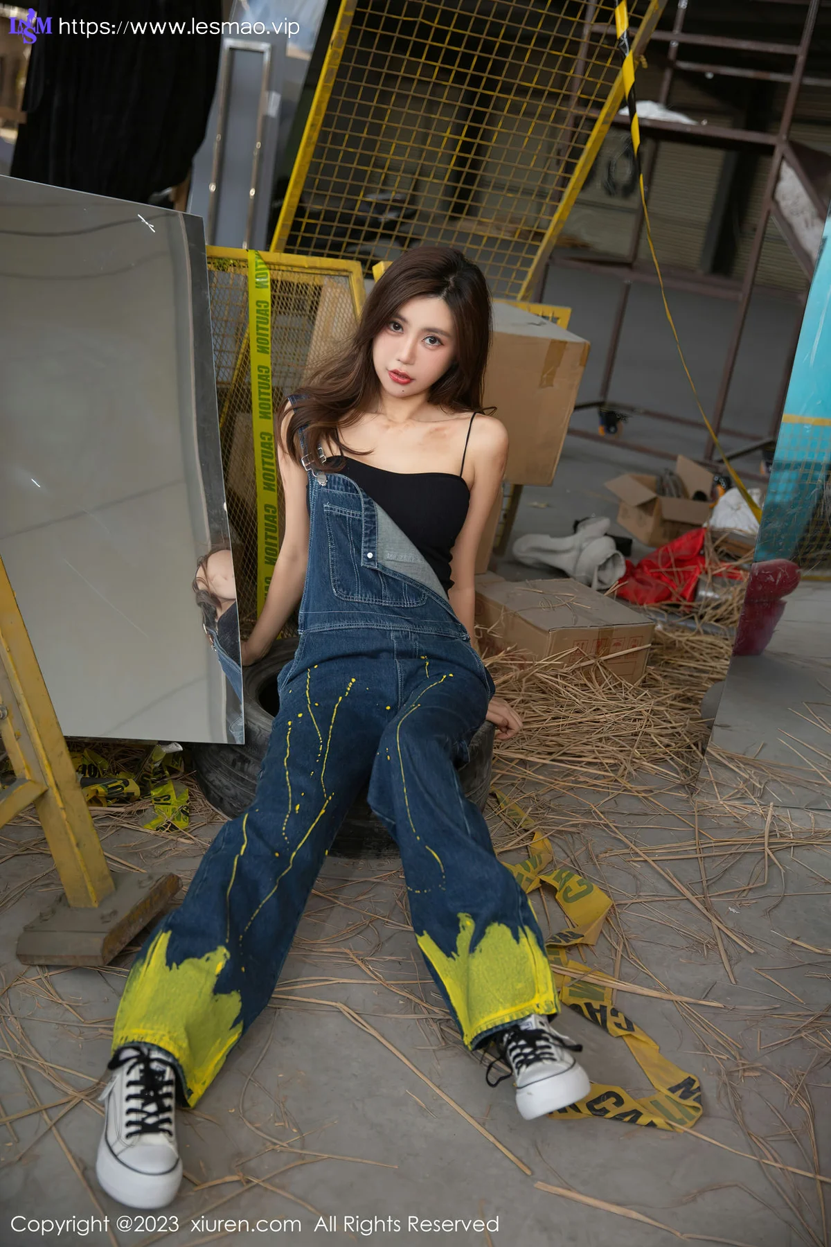 XiuRen 秀人 No.6659 绮里嘉ula 修理工角色扮演性感写真11 - 1