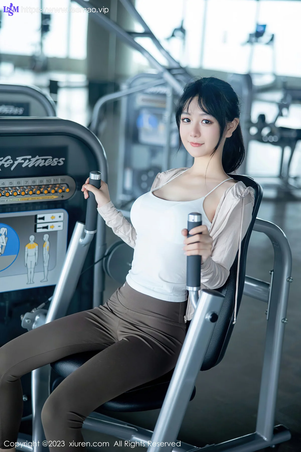 XiuRen 秀人 No.6683 幼幼 浅色运动服饰性感写真11 - 21