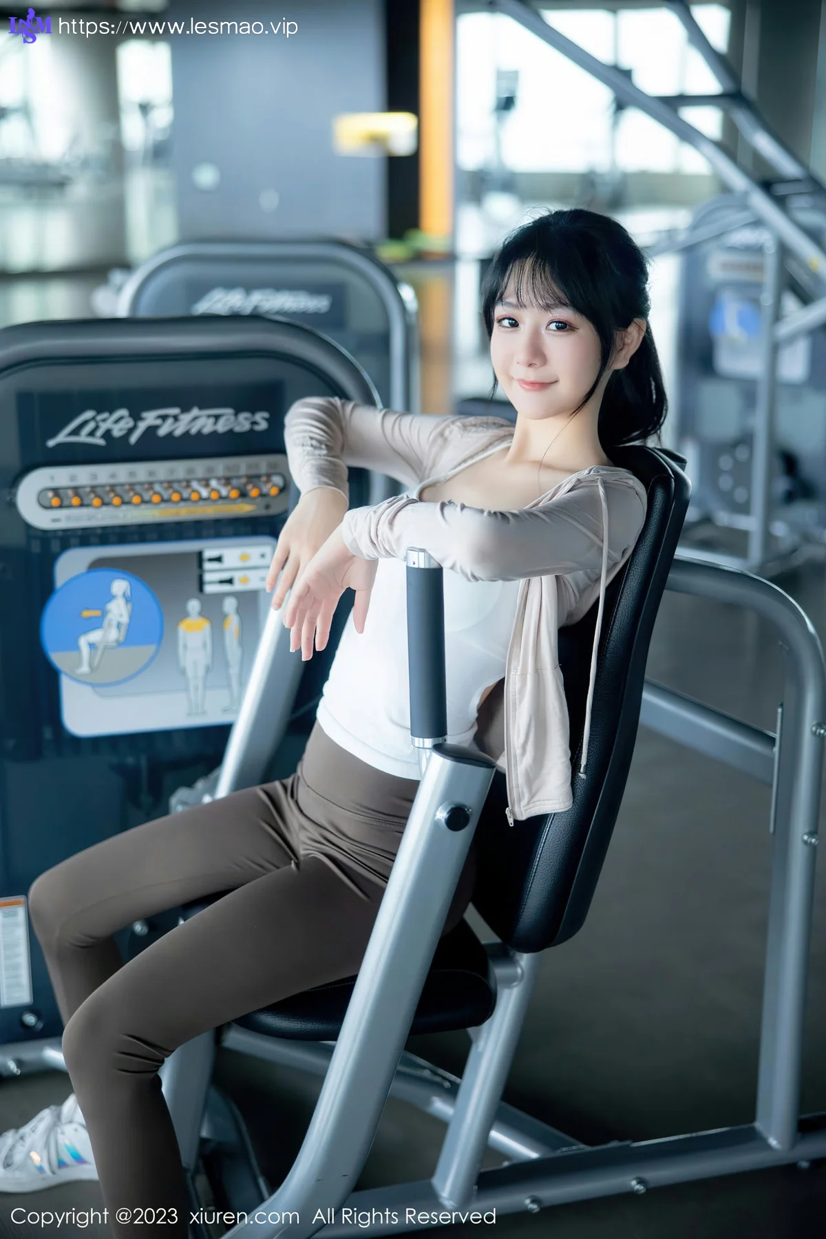 XiuRen 秀人 No.6683 幼幼 浅色运动服饰性感写真11 - 22